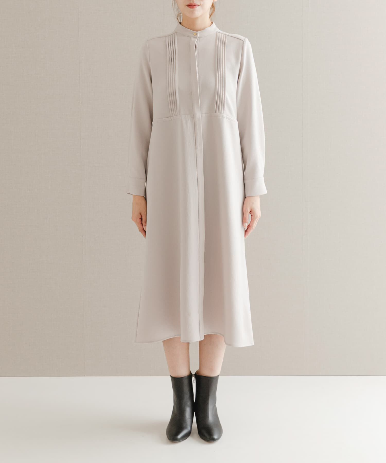 URBAN RESEARCH ROSSO「ピンタックストレートワンピース」|ワンピース|