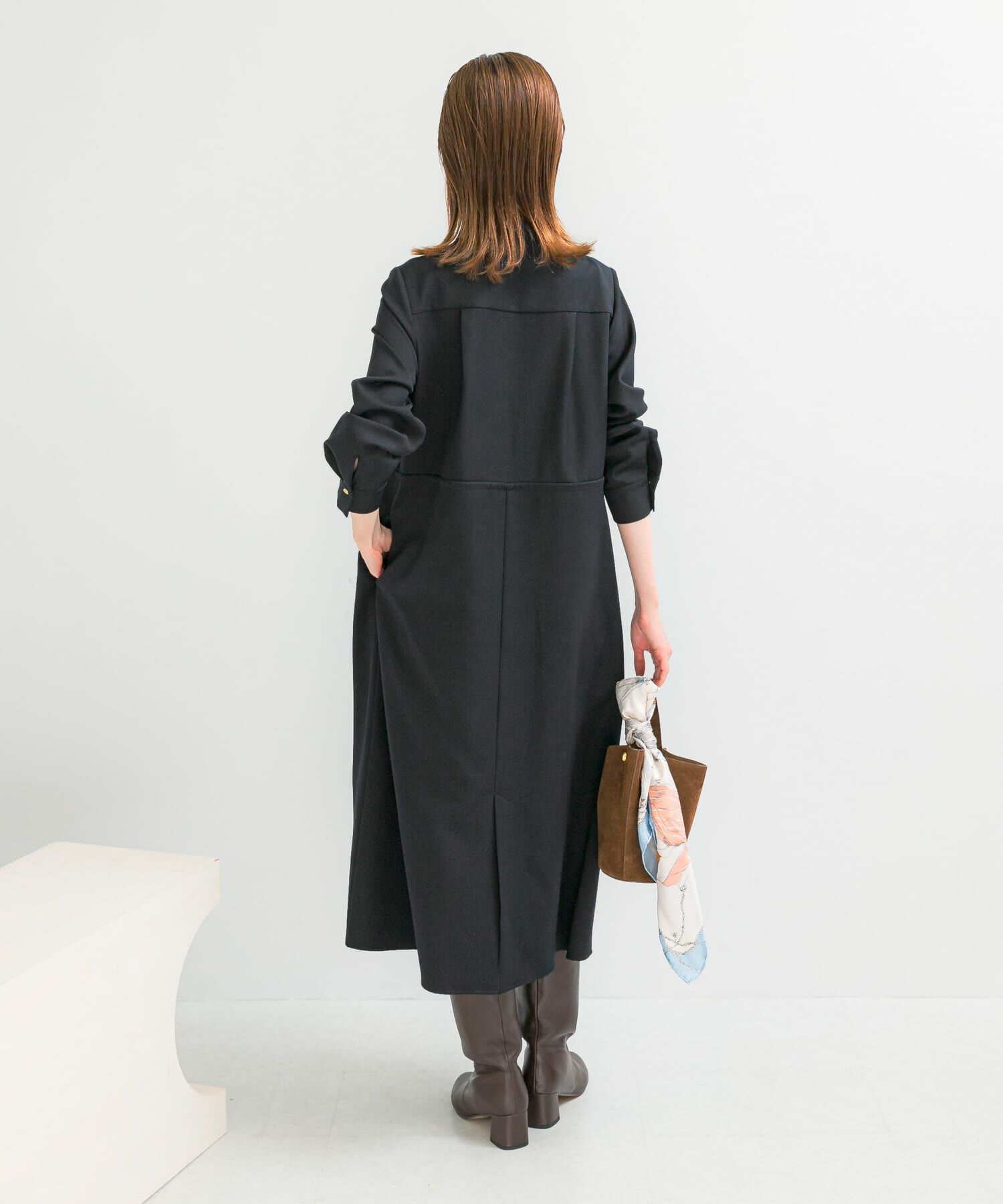 URBAN RESEARCH ROSSO「ピンタックストレートワンピース」|ワンピース|