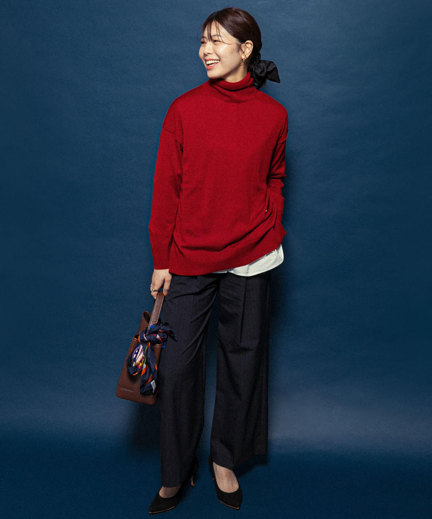 URBAN RESEARCH ROSSO「F by ROSSO　ウォッシャブル抗ピルタートルニット」|ニット・セーター|