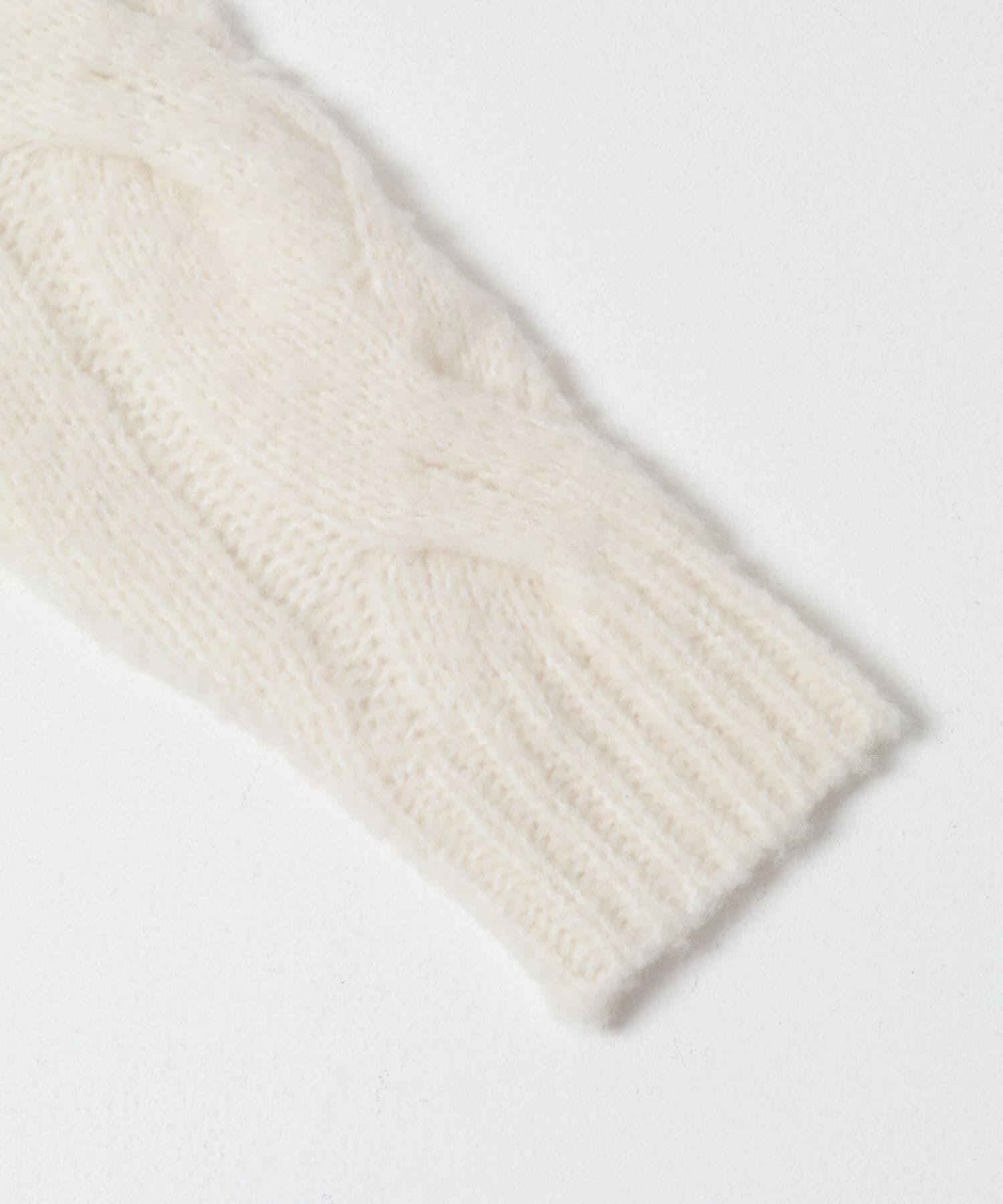 URBAN RESEARCH ROSSO「ウールカシミヤケーブル編オーバーニット」|ニット・セーター|