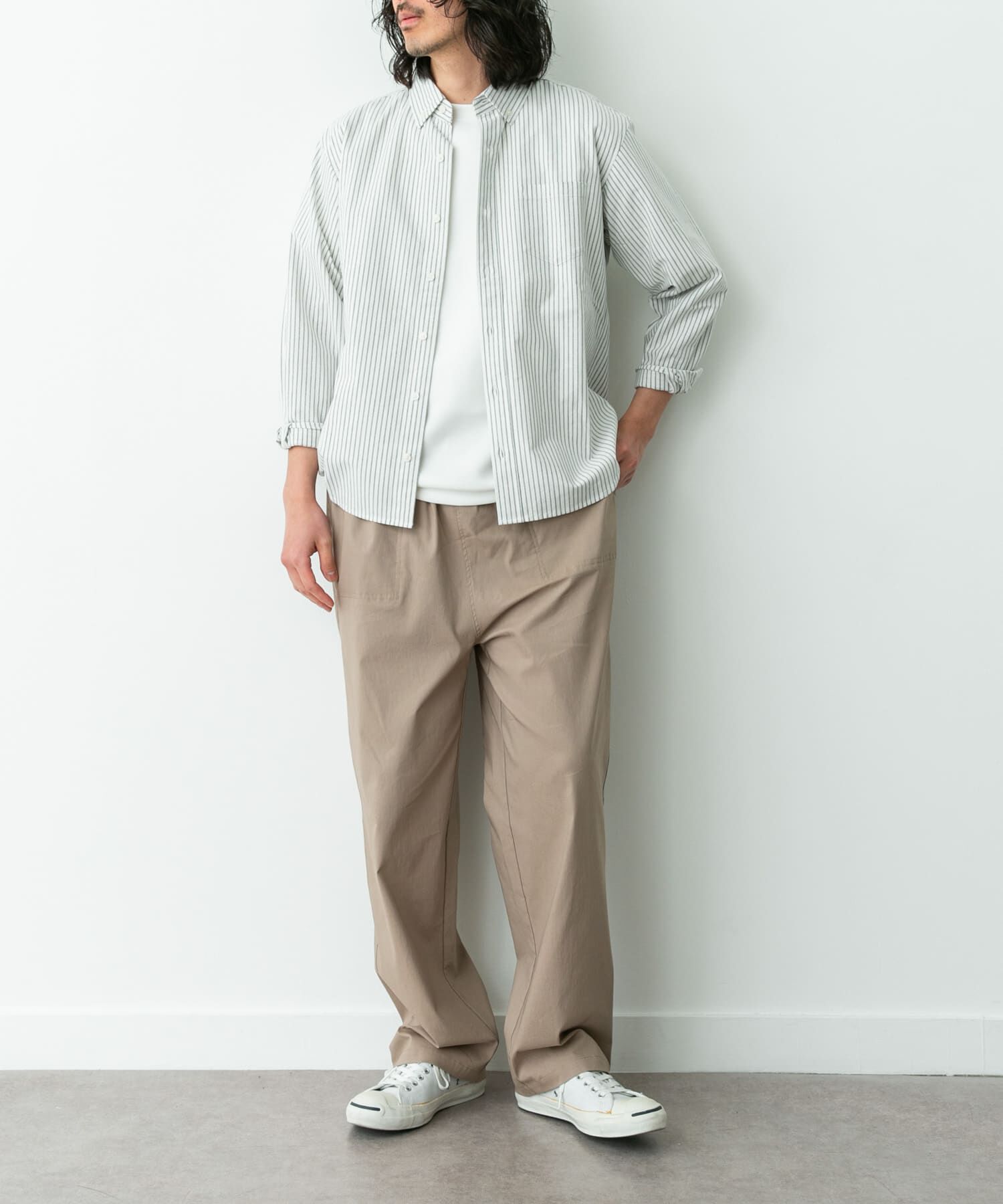 Sonny Label 「抗菌オックスボタンダウン長袖シャツ」|シャツ・ブラウス|