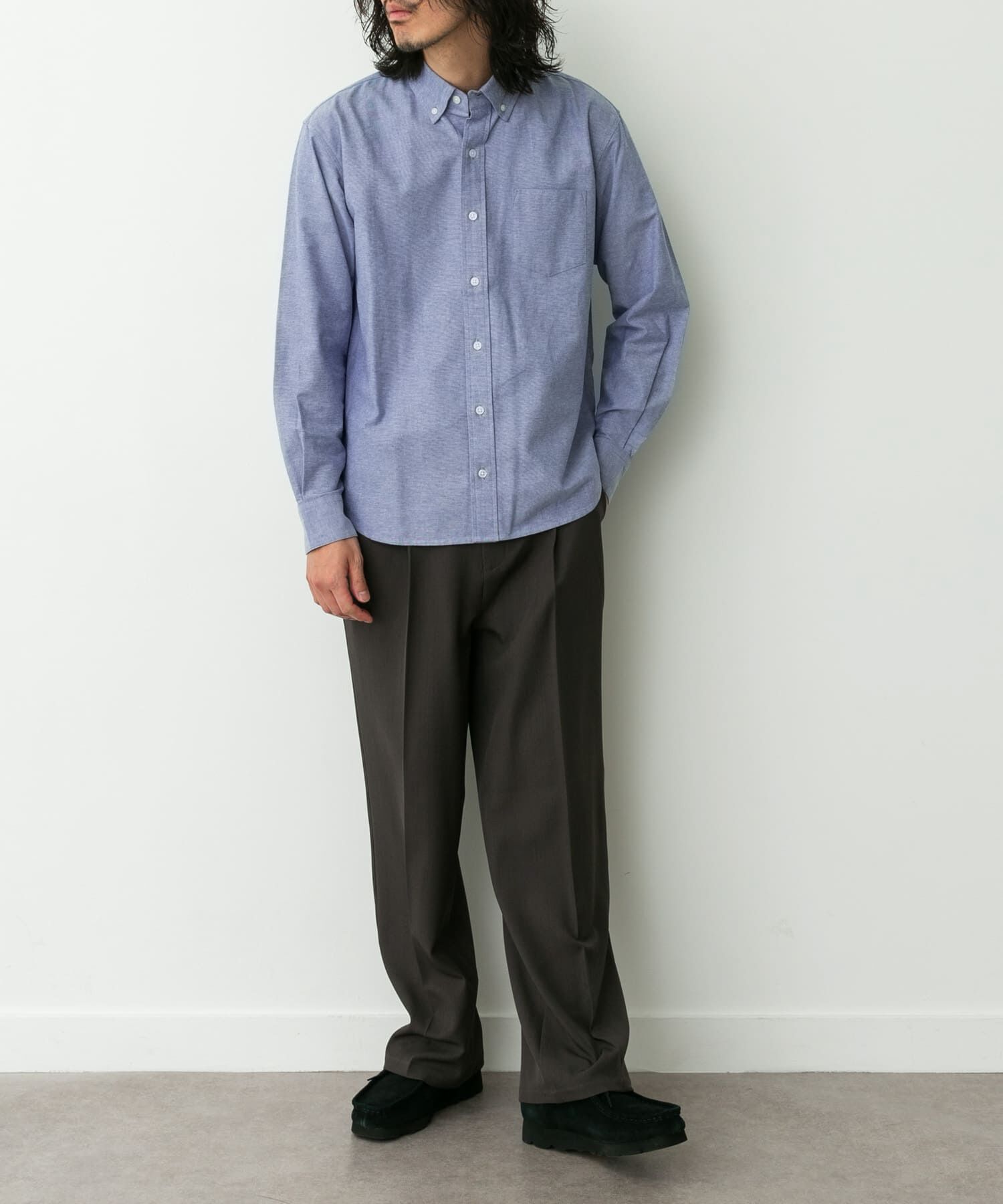 Sonny Label 「抗菌オックスボタンダウン長袖シャツ」|シャツ・ブラウス|