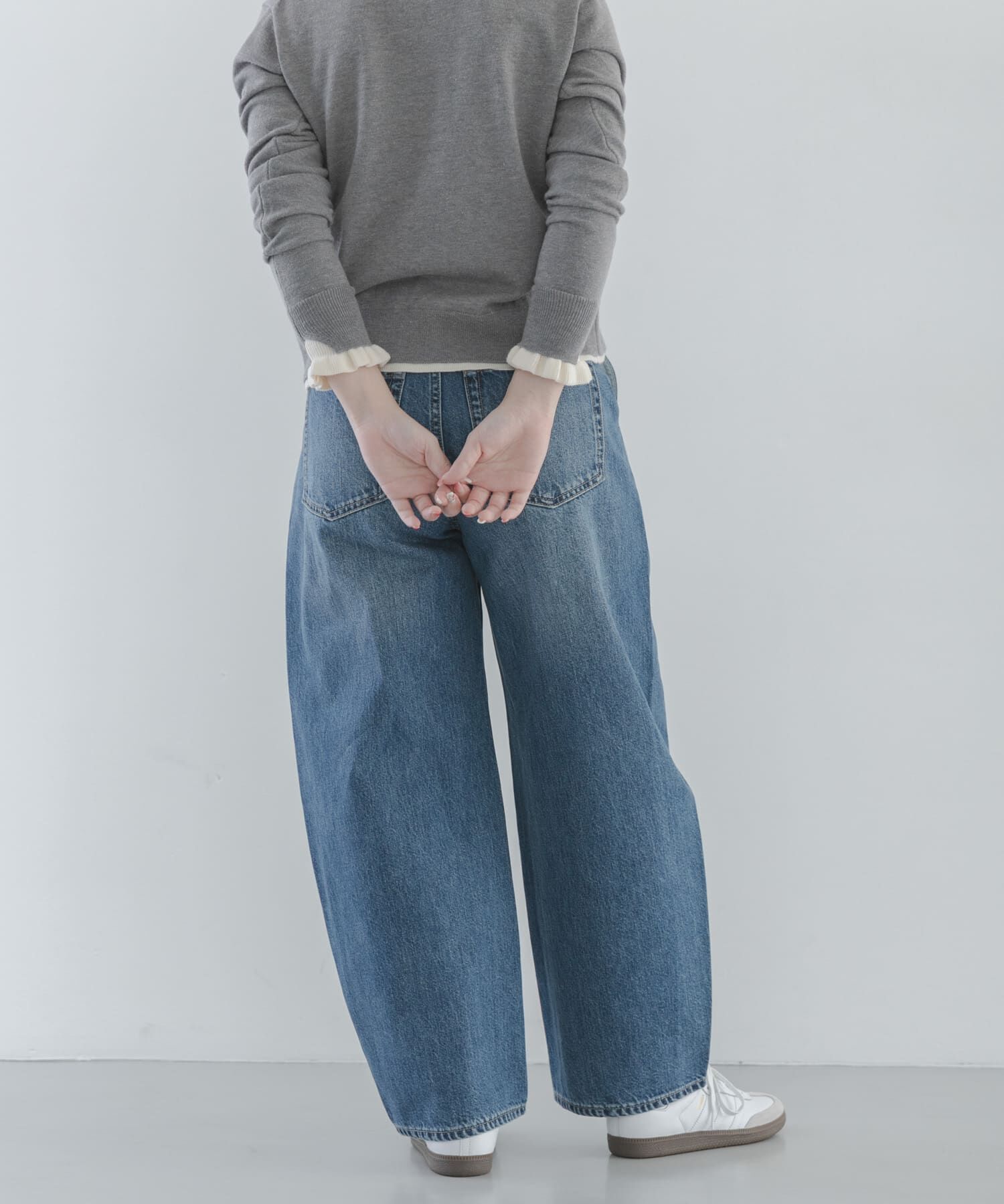 Sonny Label 「シームデザインバレルデニム」|デニム|