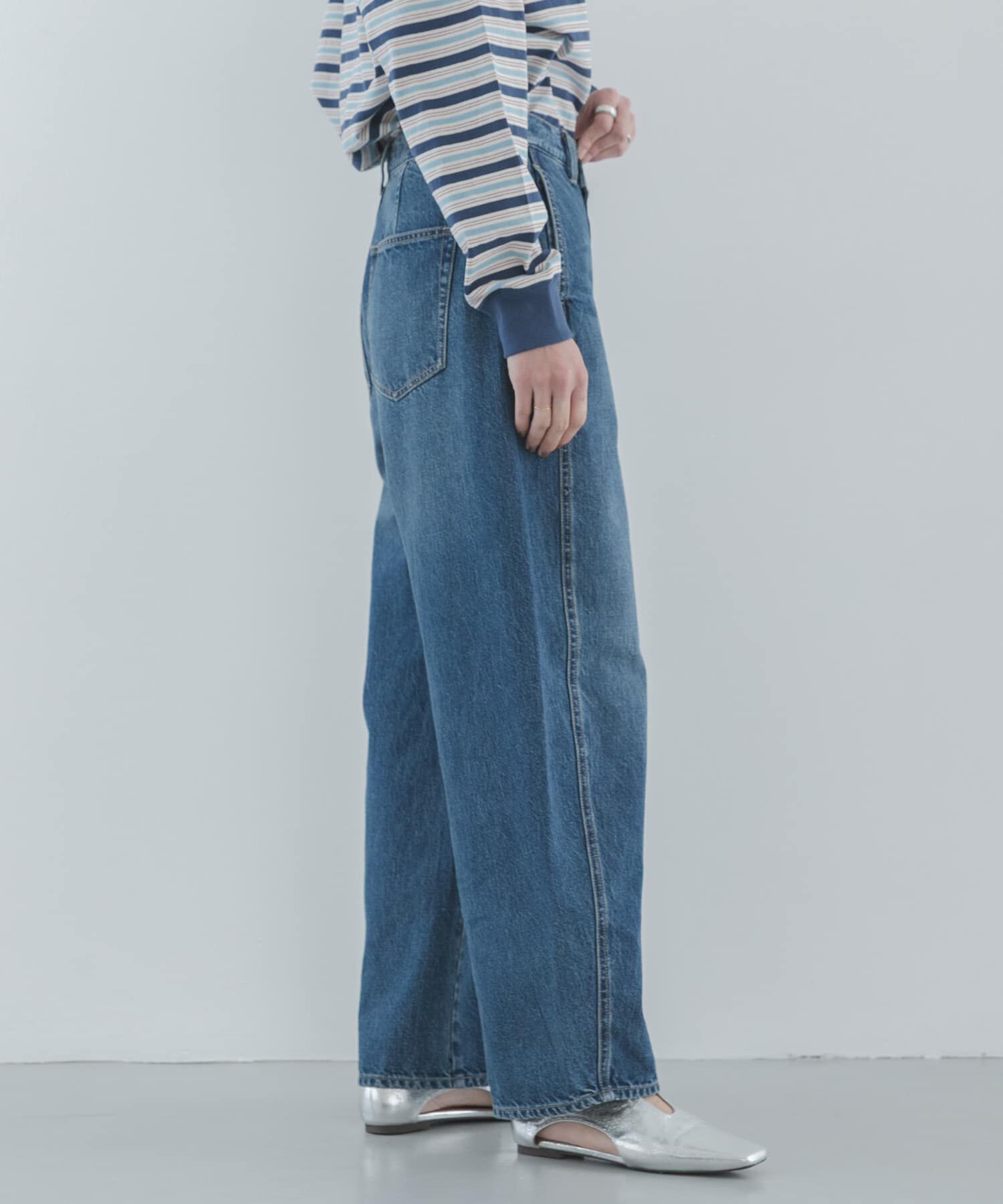 Sonny Label 「シームデザインバレルデニム」|デニム|