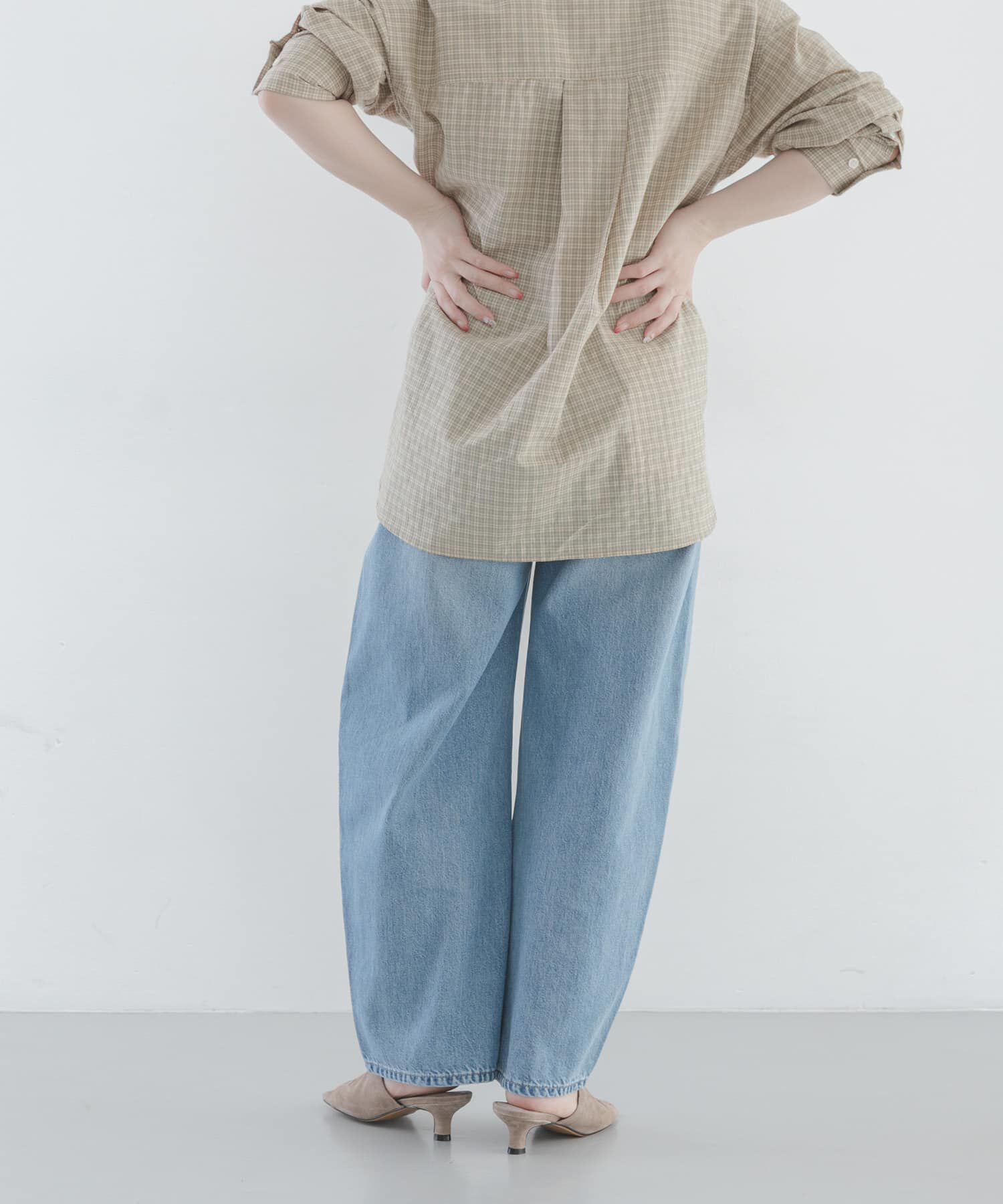 Sonny Label 「シームデザインバレルデニム」|デニム|