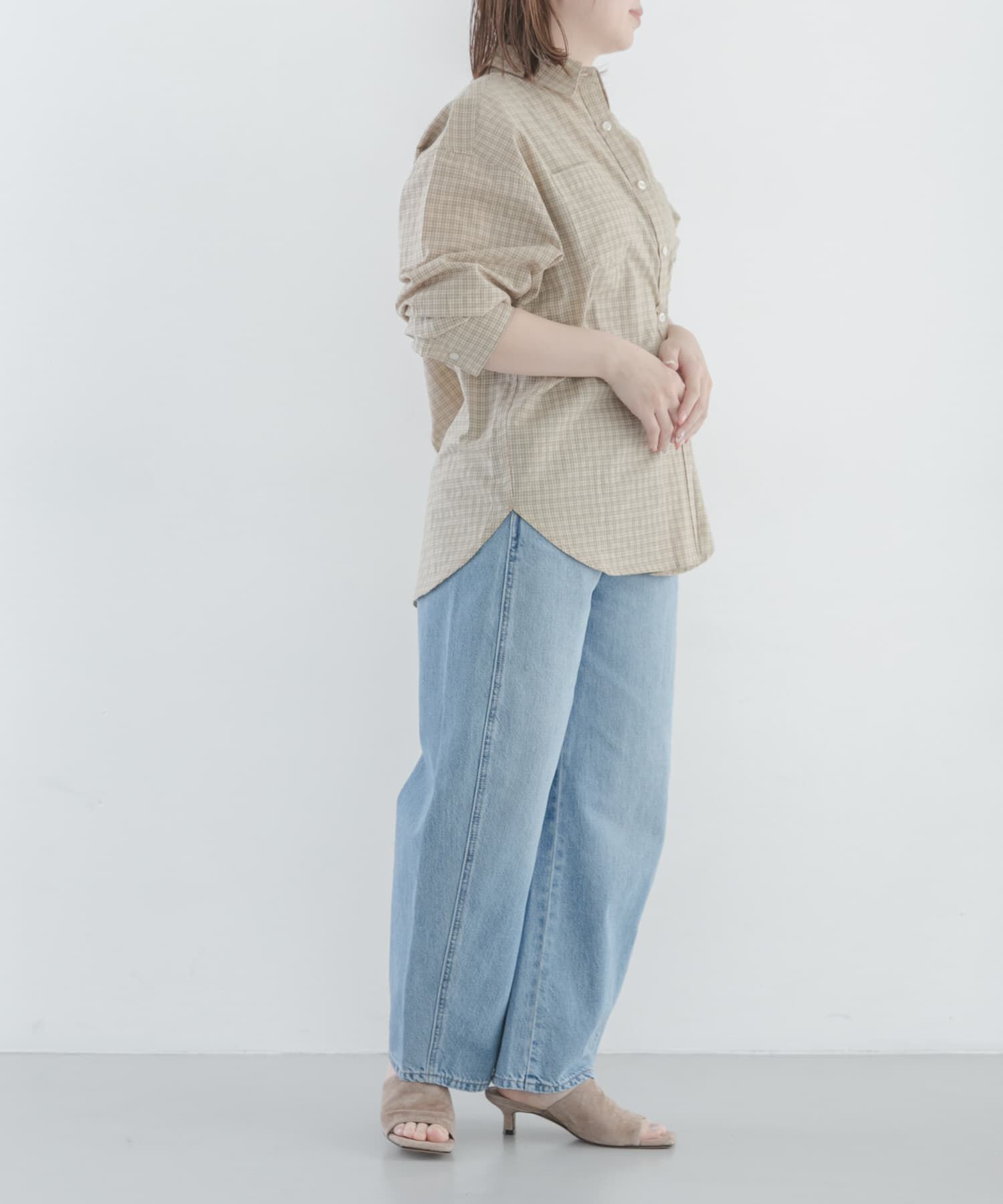 Sonny Label 「シームデザインバレルデニム」|デニム|