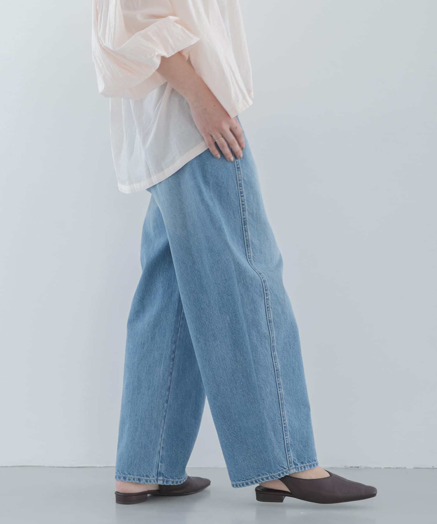 Sonny Label 「シームデザインバレルデニム」|デニム|