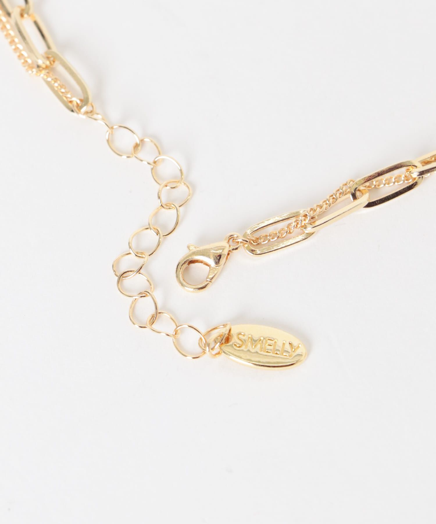 SMELLY「スクエアトップレイヤードネックレス」|ネックレス|