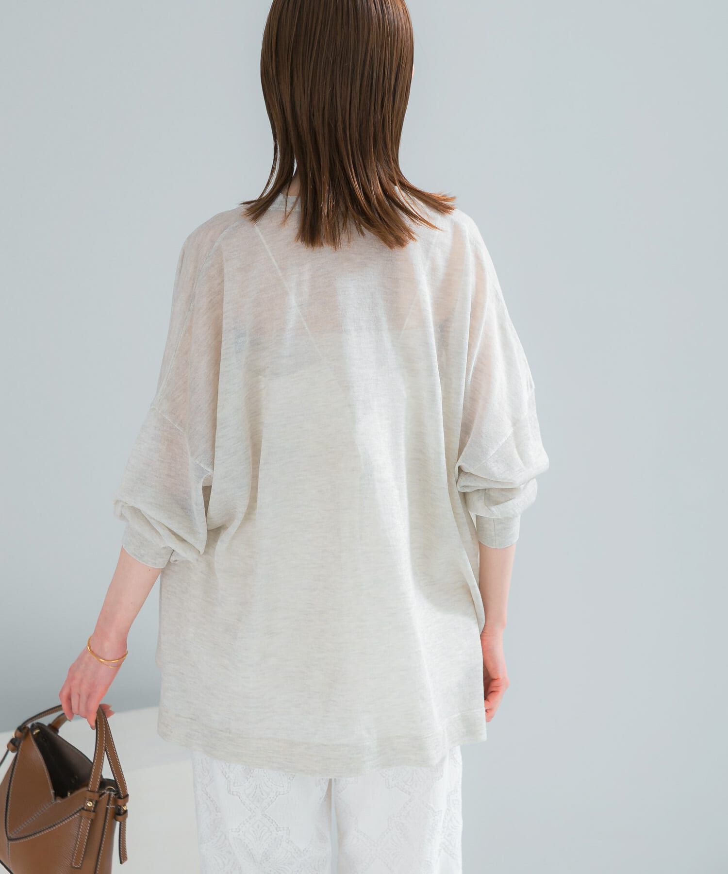 URBAN RESEARCH ROSSO「接触冷感シアーカーディガン」|カーディガン|