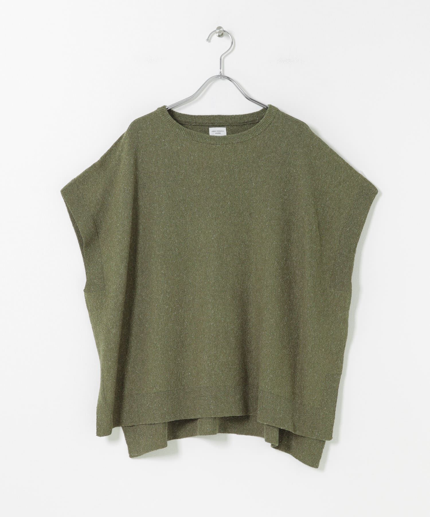 URBAN RESEARCH DOORS「リネン混ブークレニットワイドプルオーバー」|ニット・セーター|