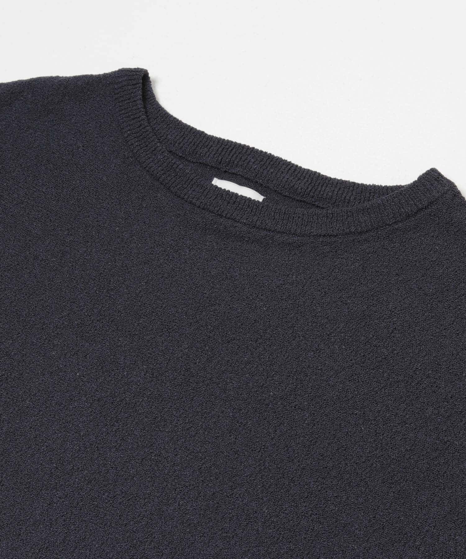 URBAN RESEARCH DOORS「リネン混ブークレニットワイドプルオーバー」|ニット・セーター|