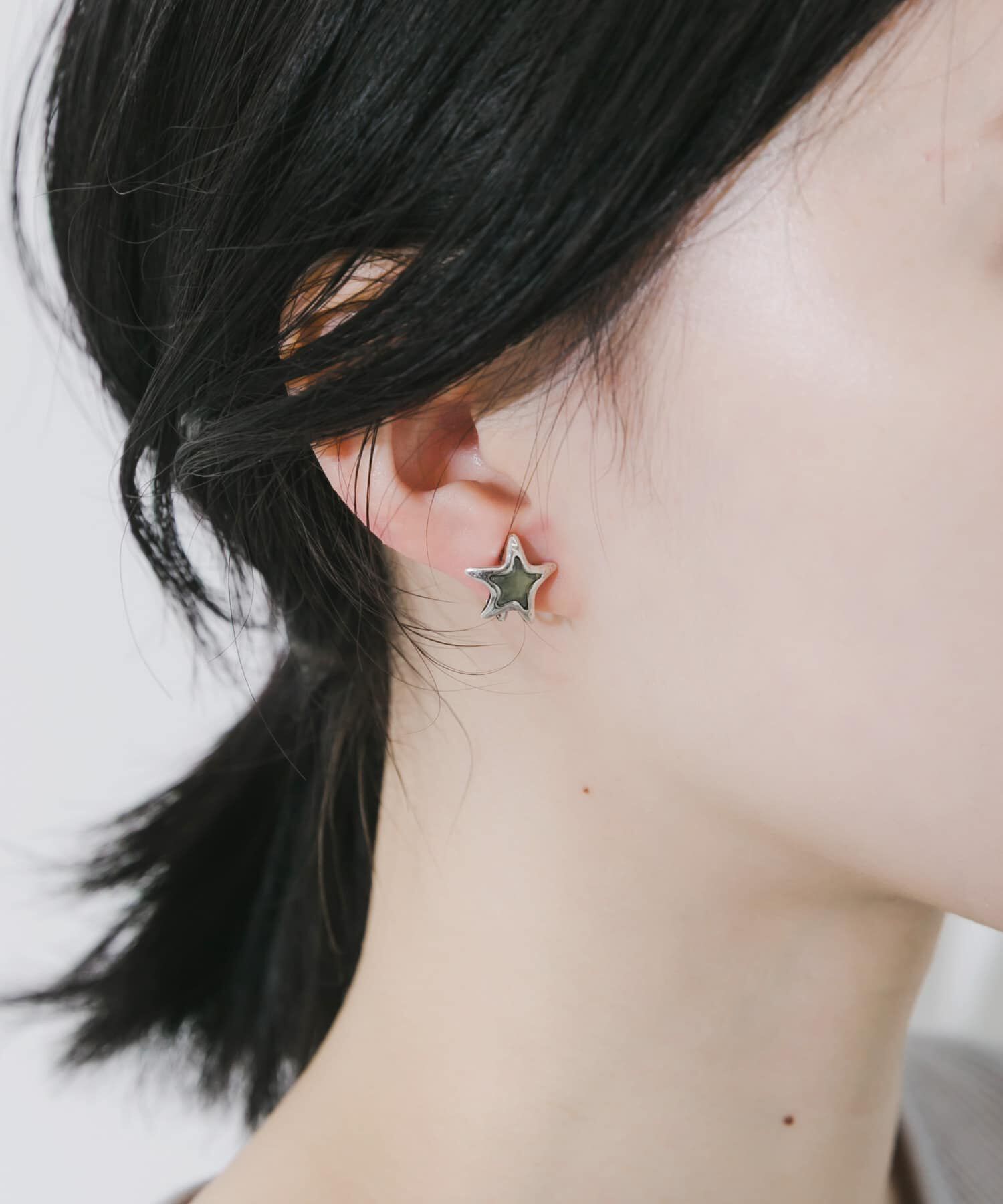 SMELLY「レイヤードスターイヤリング」|イヤリング|