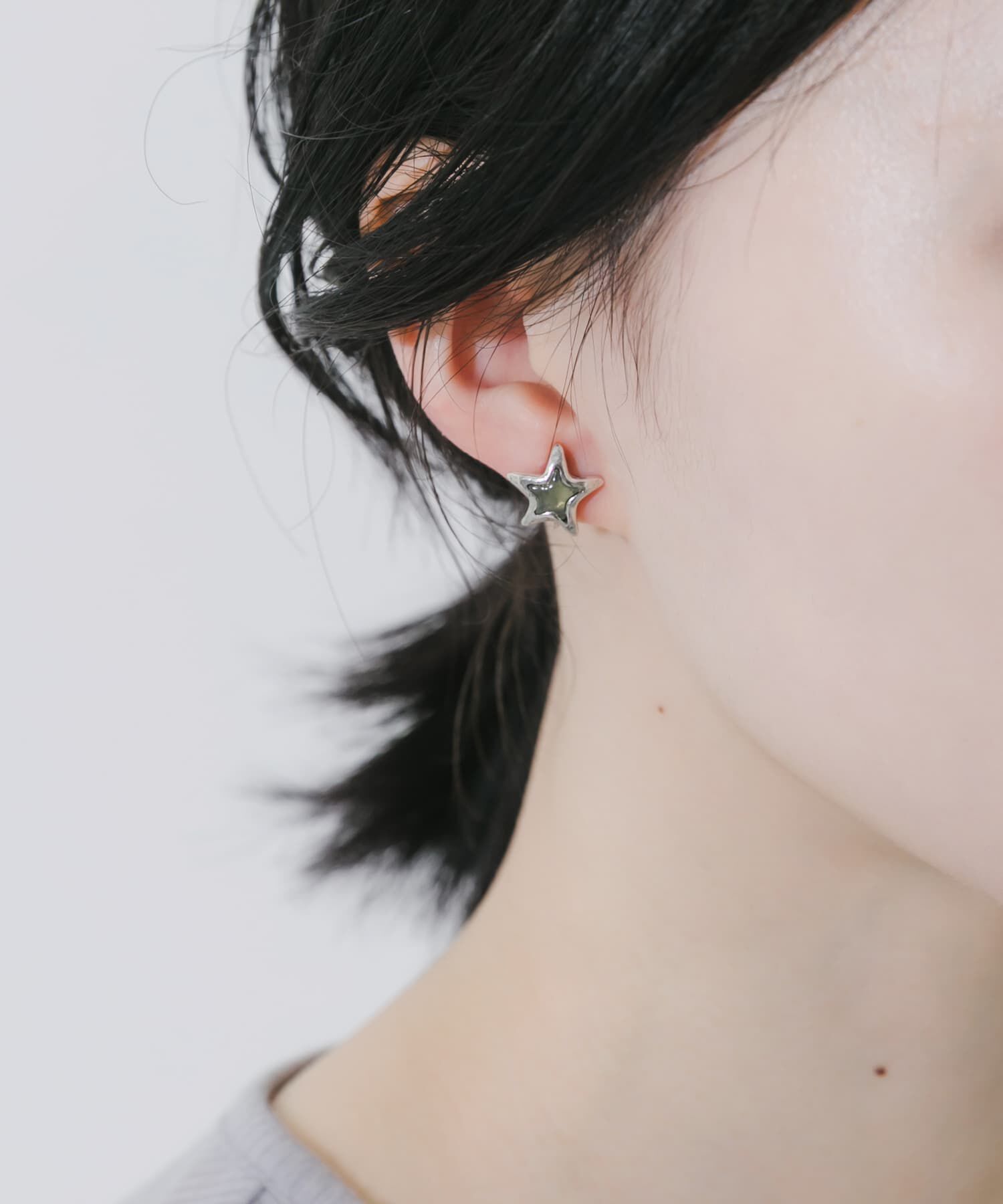 SMELLY「レイヤードスターイヤリング」|イヤリング|