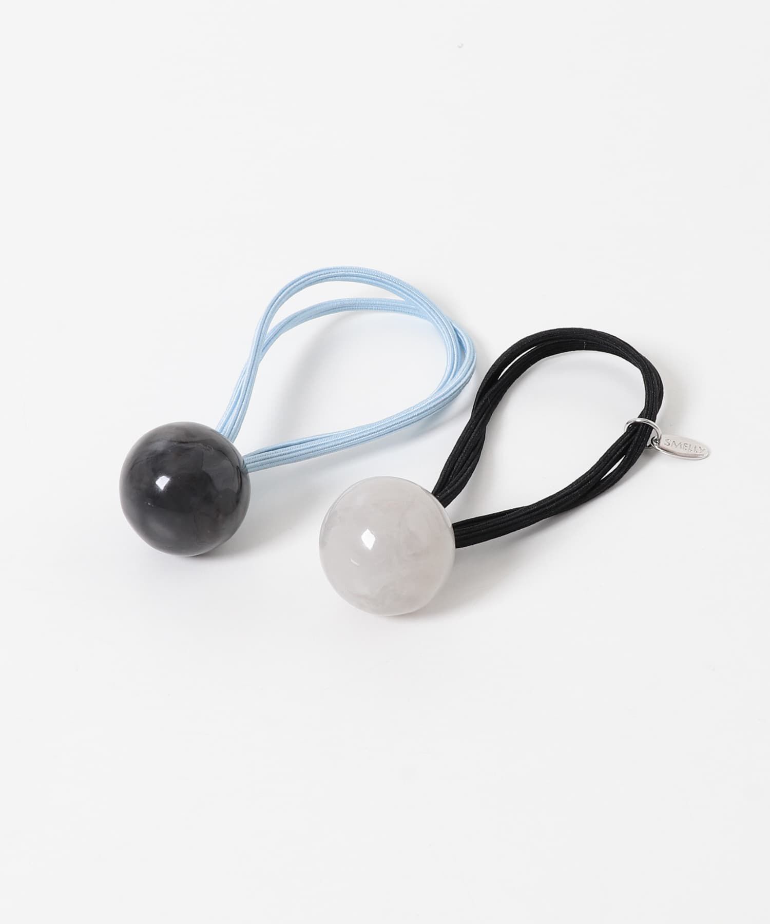 SMELLY「マーブルボール2セットヘアポニー」|ヘアゴム・シュシュ|