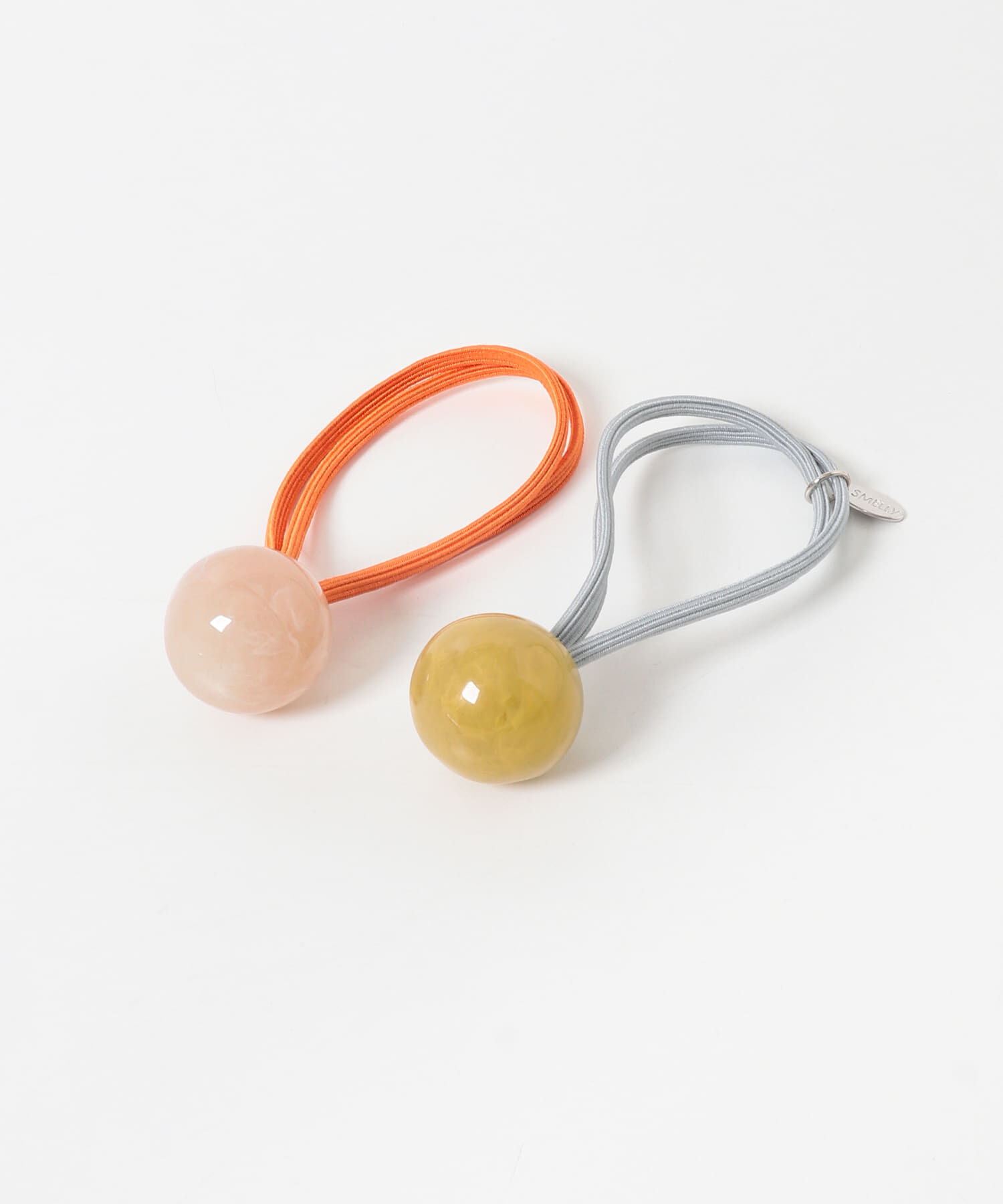 SMELLY「マーブルボール2セットヘアポニー」|ヘアゴム・シュシュ|