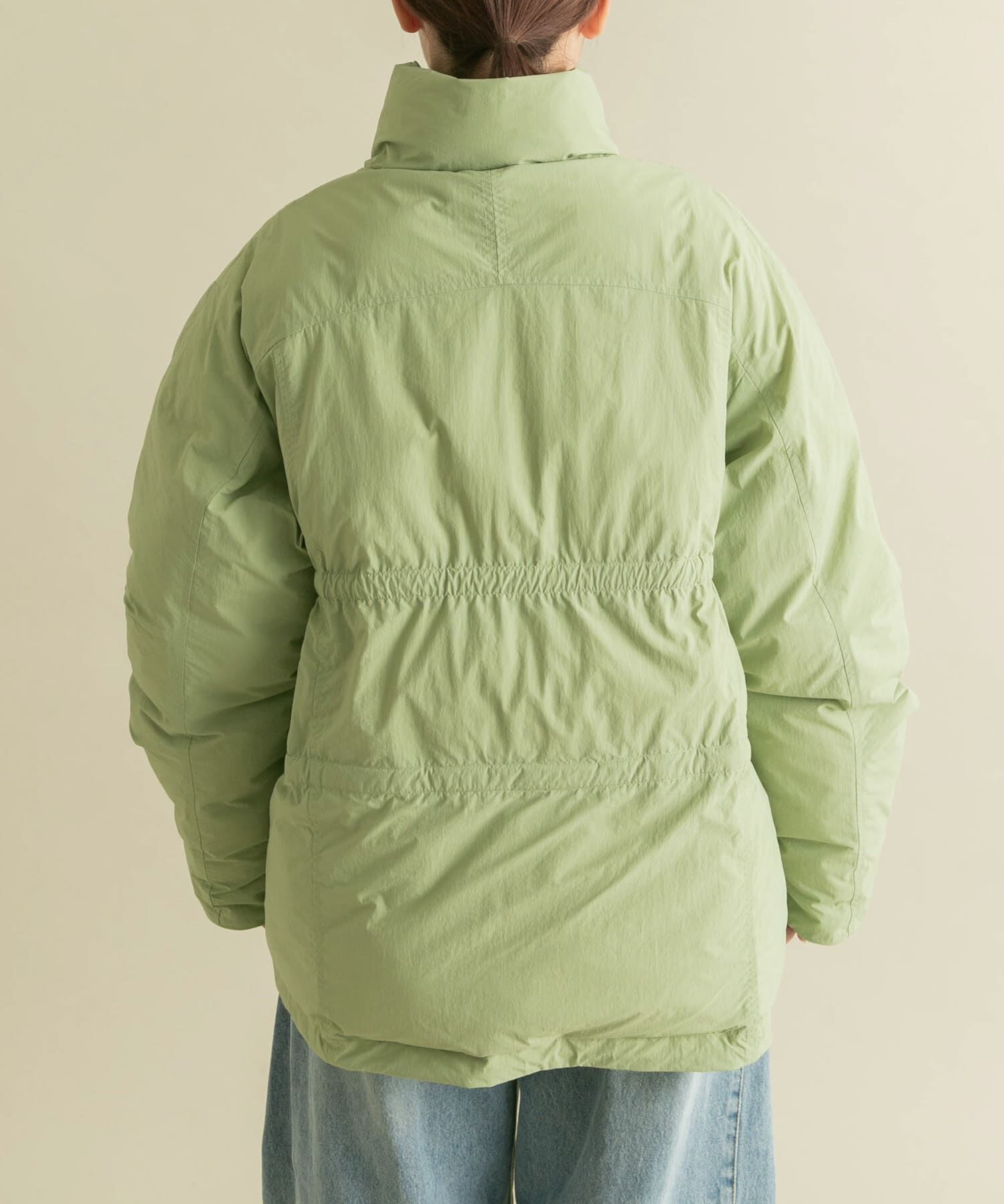  「フロントリボン中綿ジャケット」|ダウン|