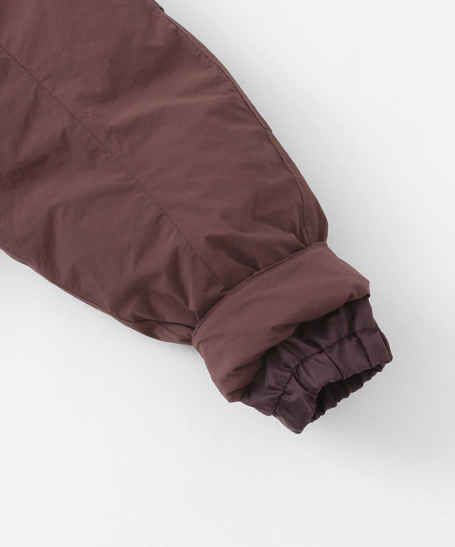  「フロントリボン中綿ジャケット」|ダウン|