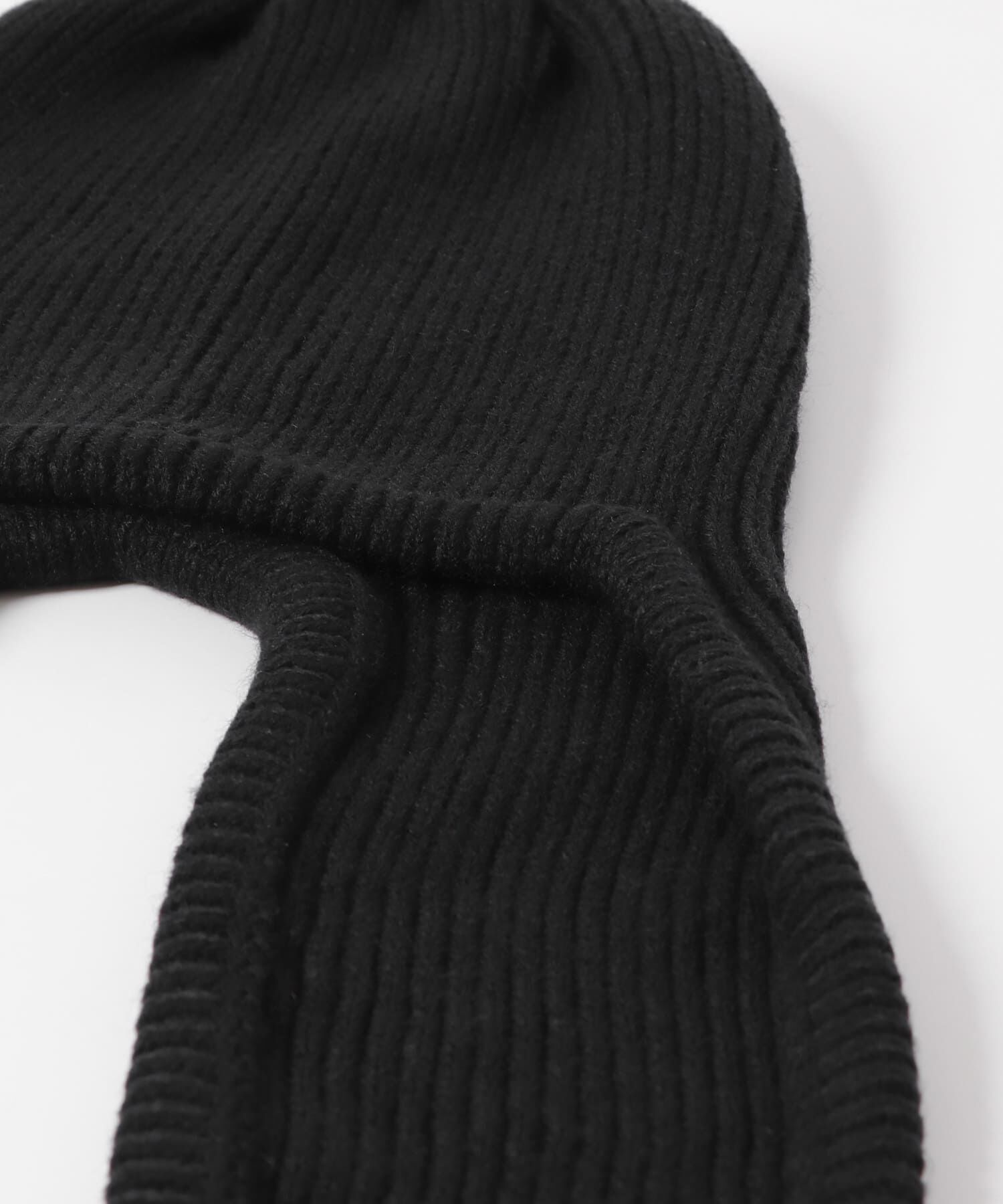  「ロングイヤーフラップニットキャップ」|ニット帽|