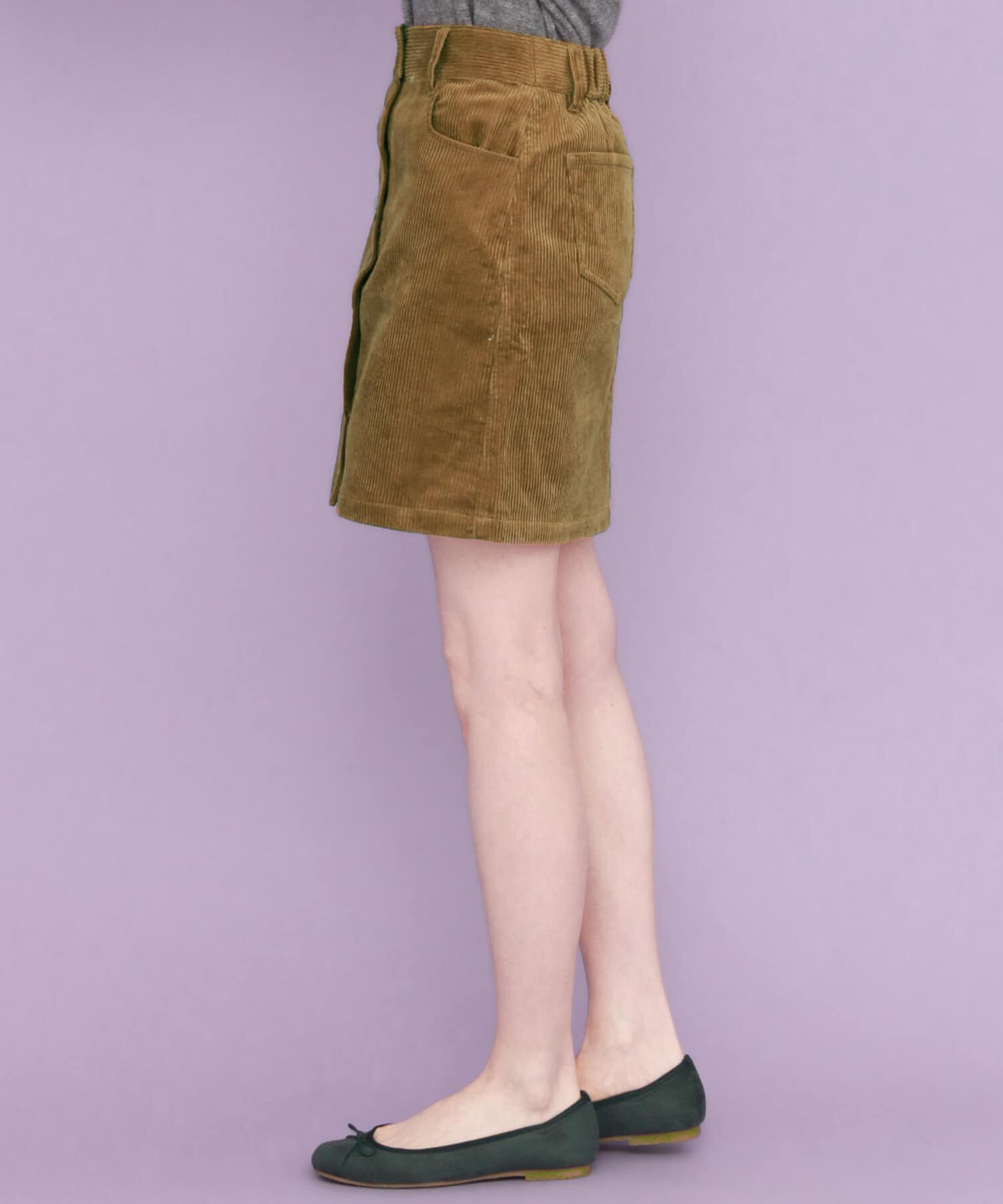  「コーデュロイミニスカート&there4;」|スカート|