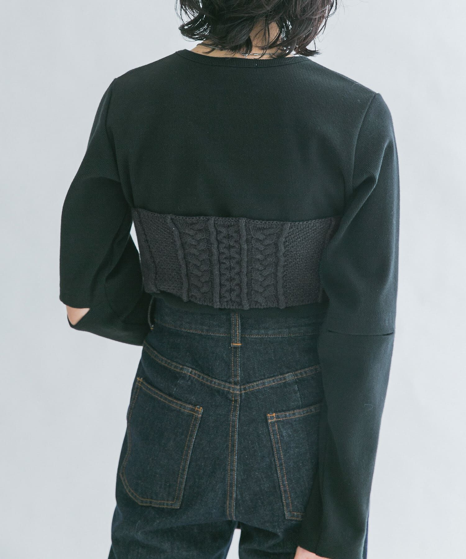  「ケーブルMIXニットビスチェ」|その他|