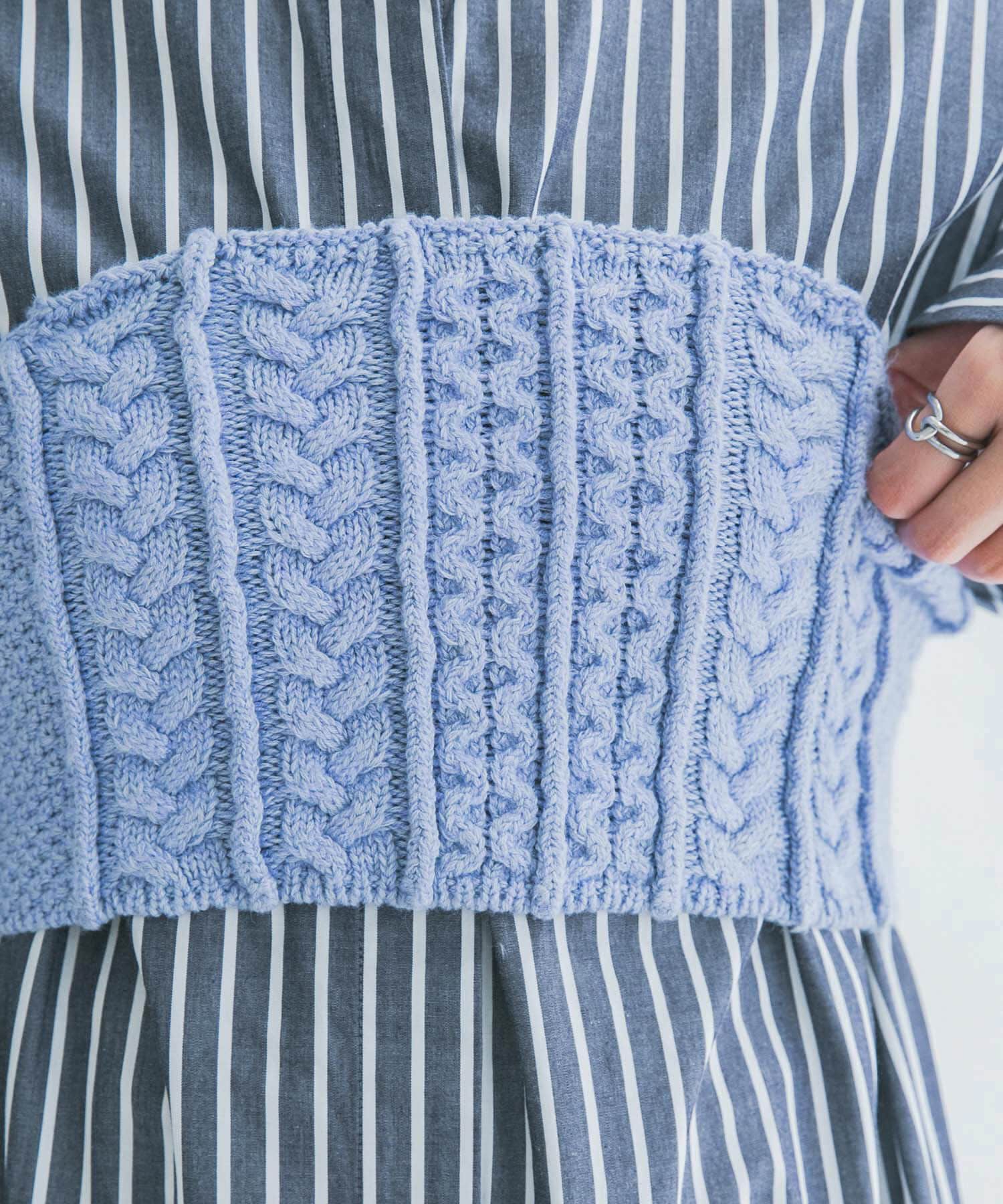  「ケーブルMIXニットビスチェ」|その他|