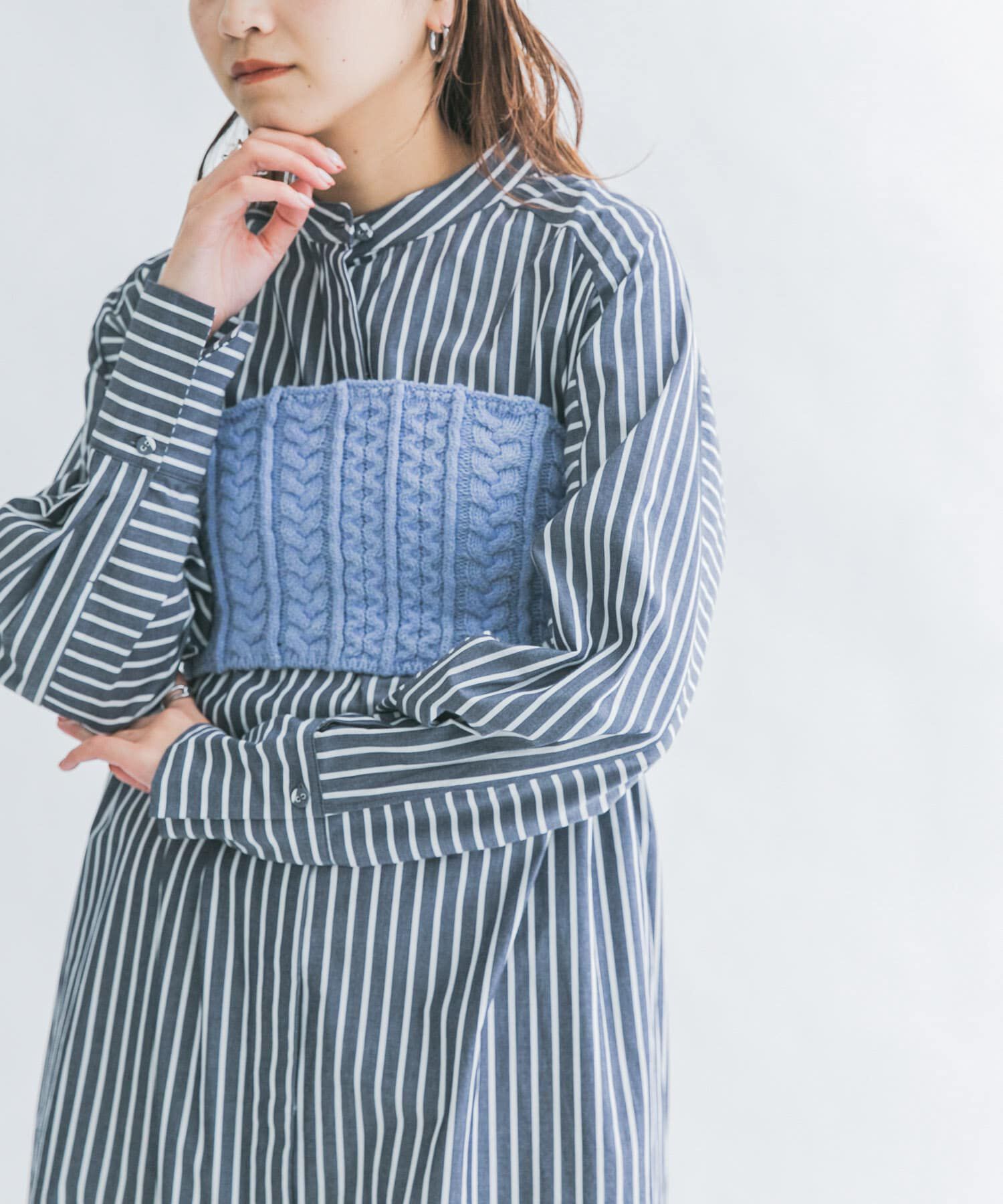  「ケーブルMIXニットビスチェ」|その他|