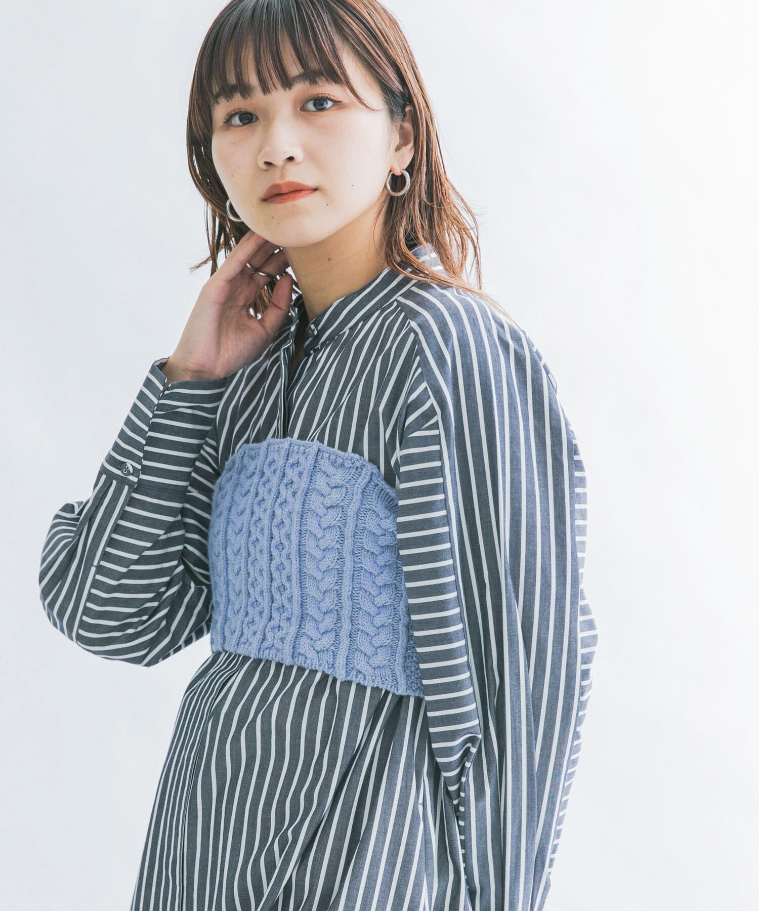  「ケーブルMIXニットビスチェ」|その他|