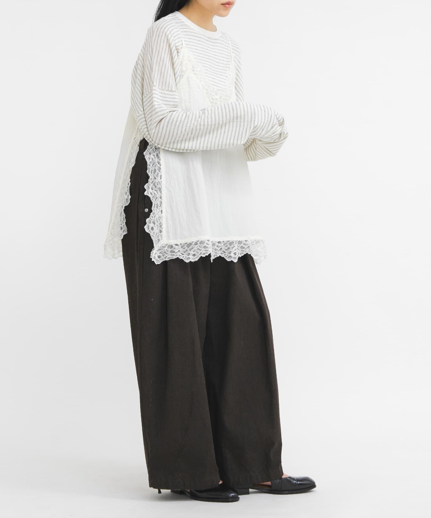  「『一部WEB限定カラー』ヴィンテージライクレースキャミソール」|キャミソール|