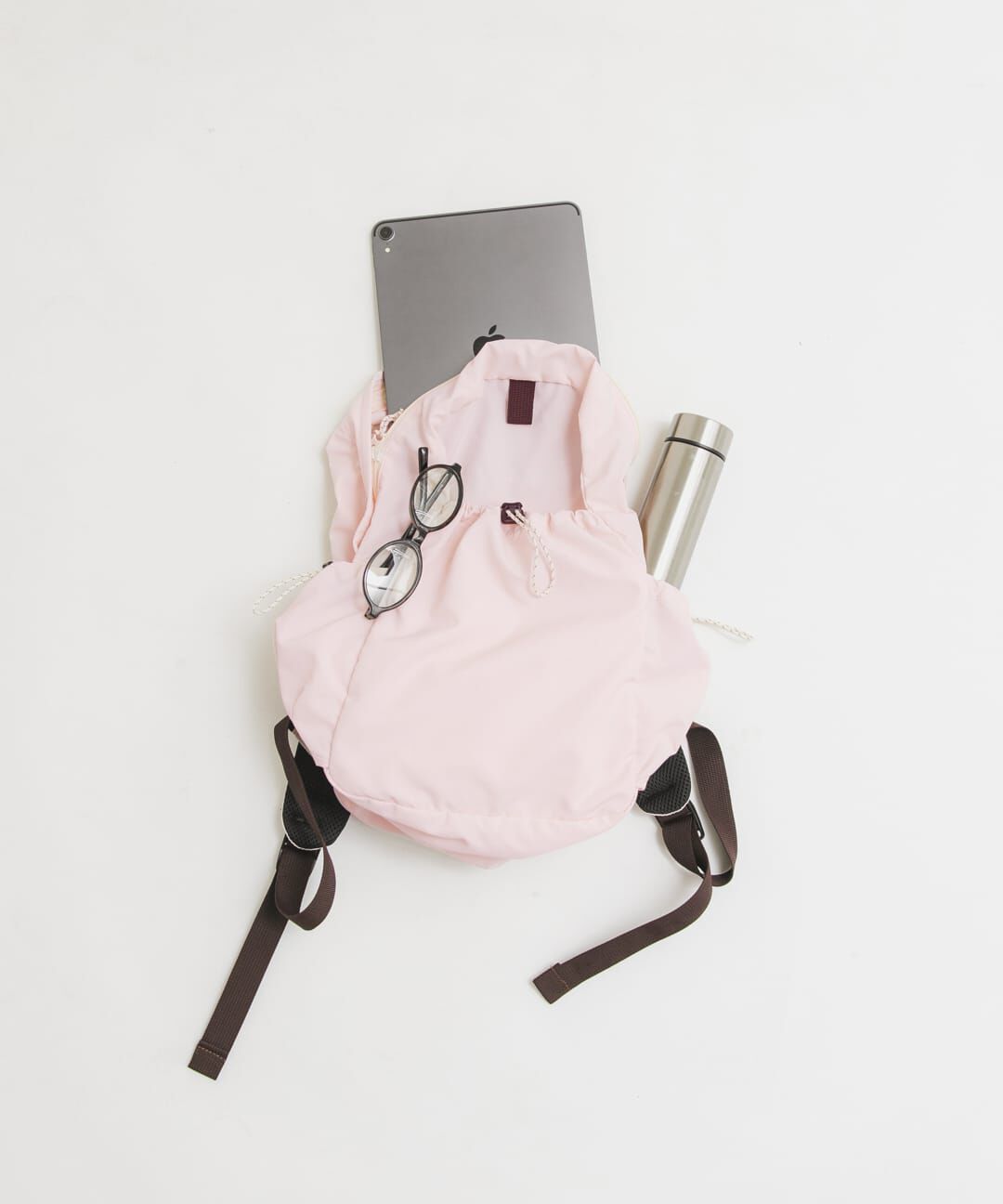  「アウトポケットナイロンバックパック」|その他|ピンク