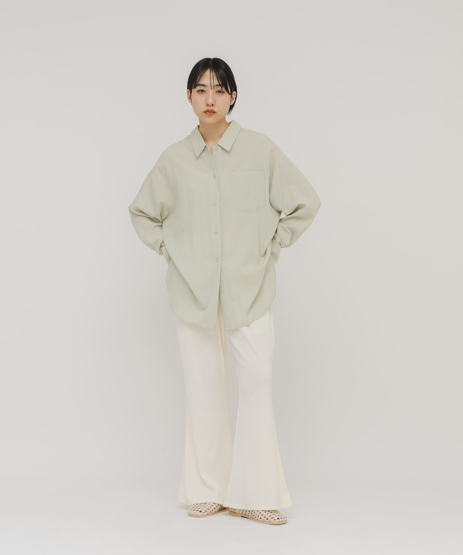  「イージーRIBフレアパンツ」|その他|