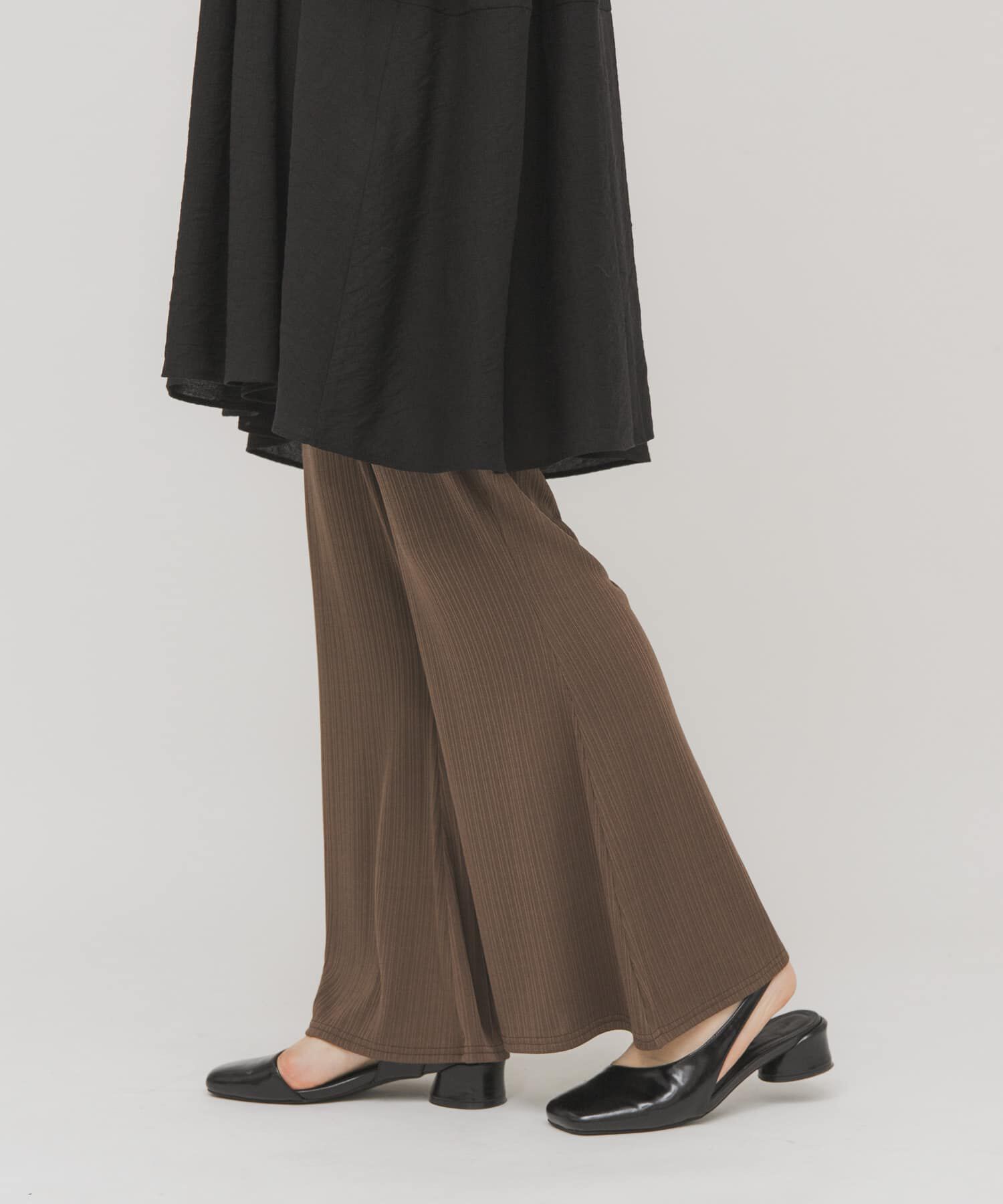  「イージーRIBフレアパンツ」|その他|