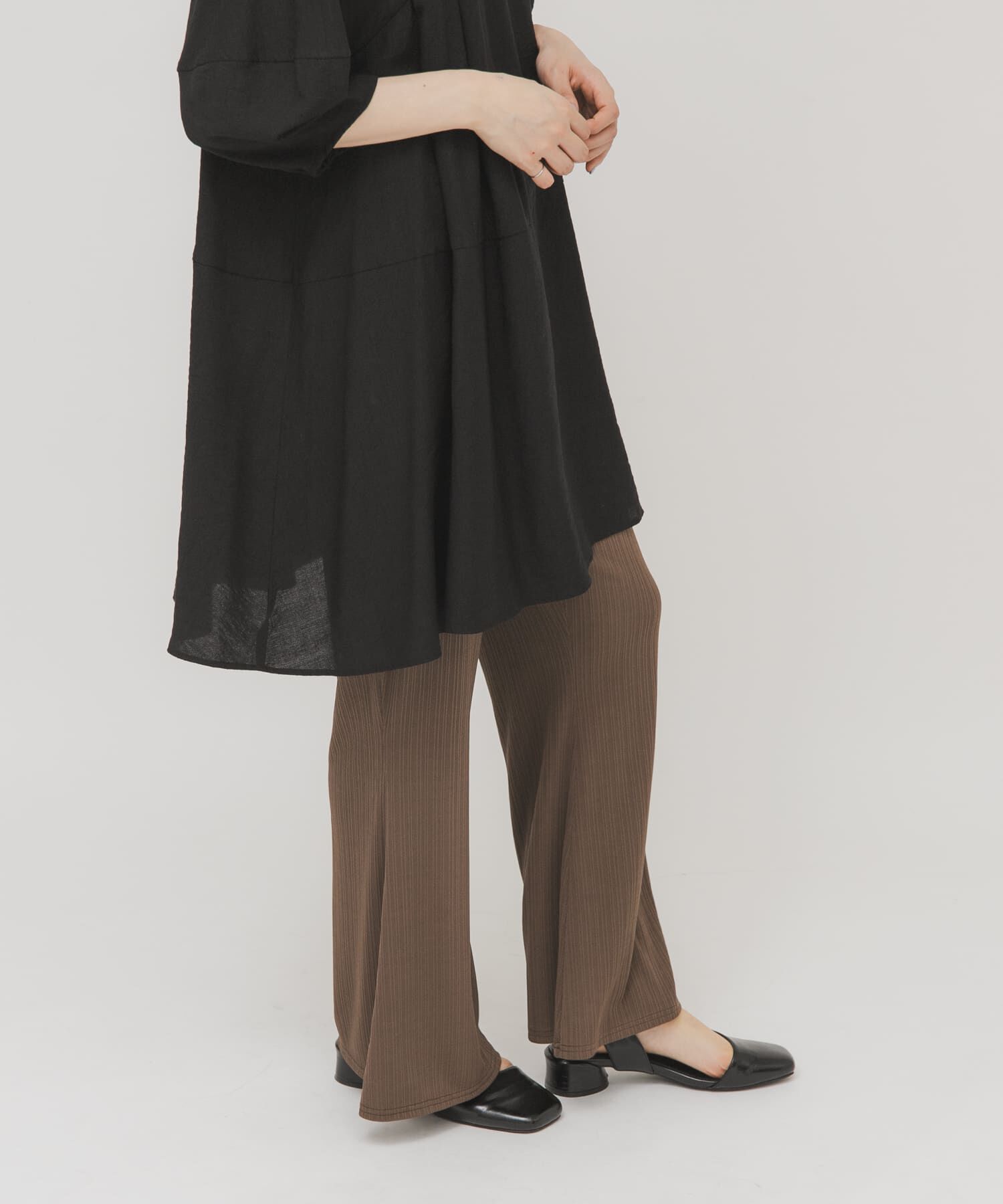  「イージーRIBフレアパンツ」|その他|