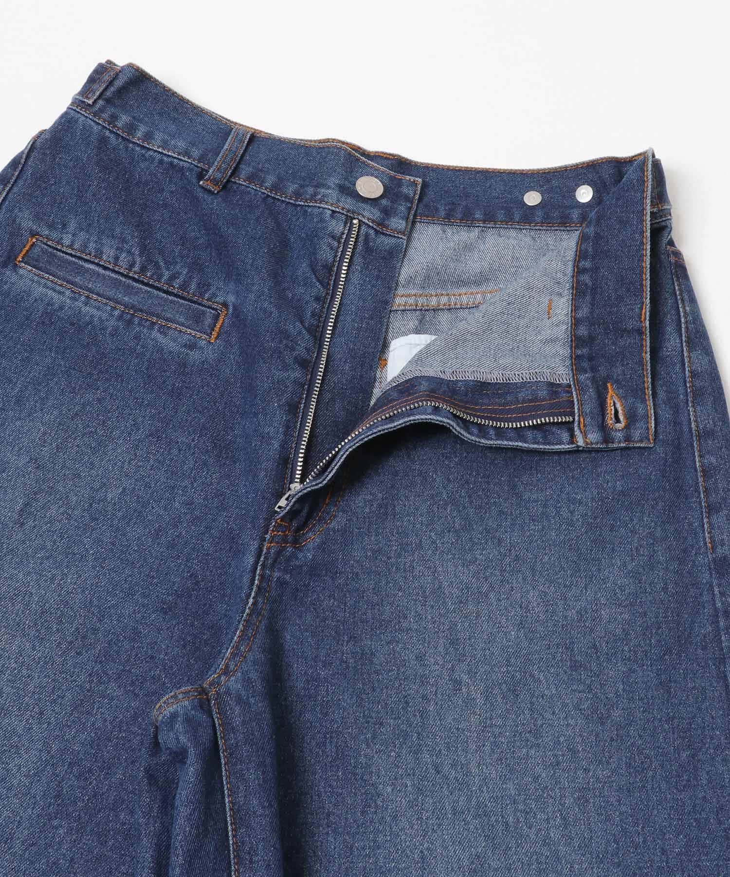  「WIDEレッグアジャストデニム」|デニム|