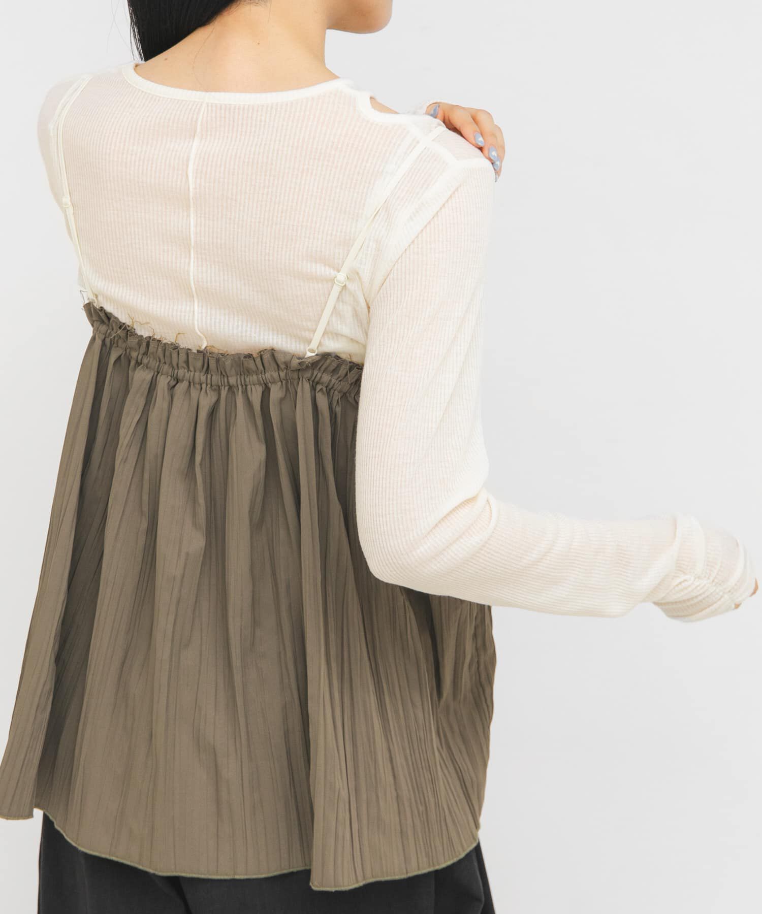  「アシメレイヤードTEE」|Tシャツ・カットソー|