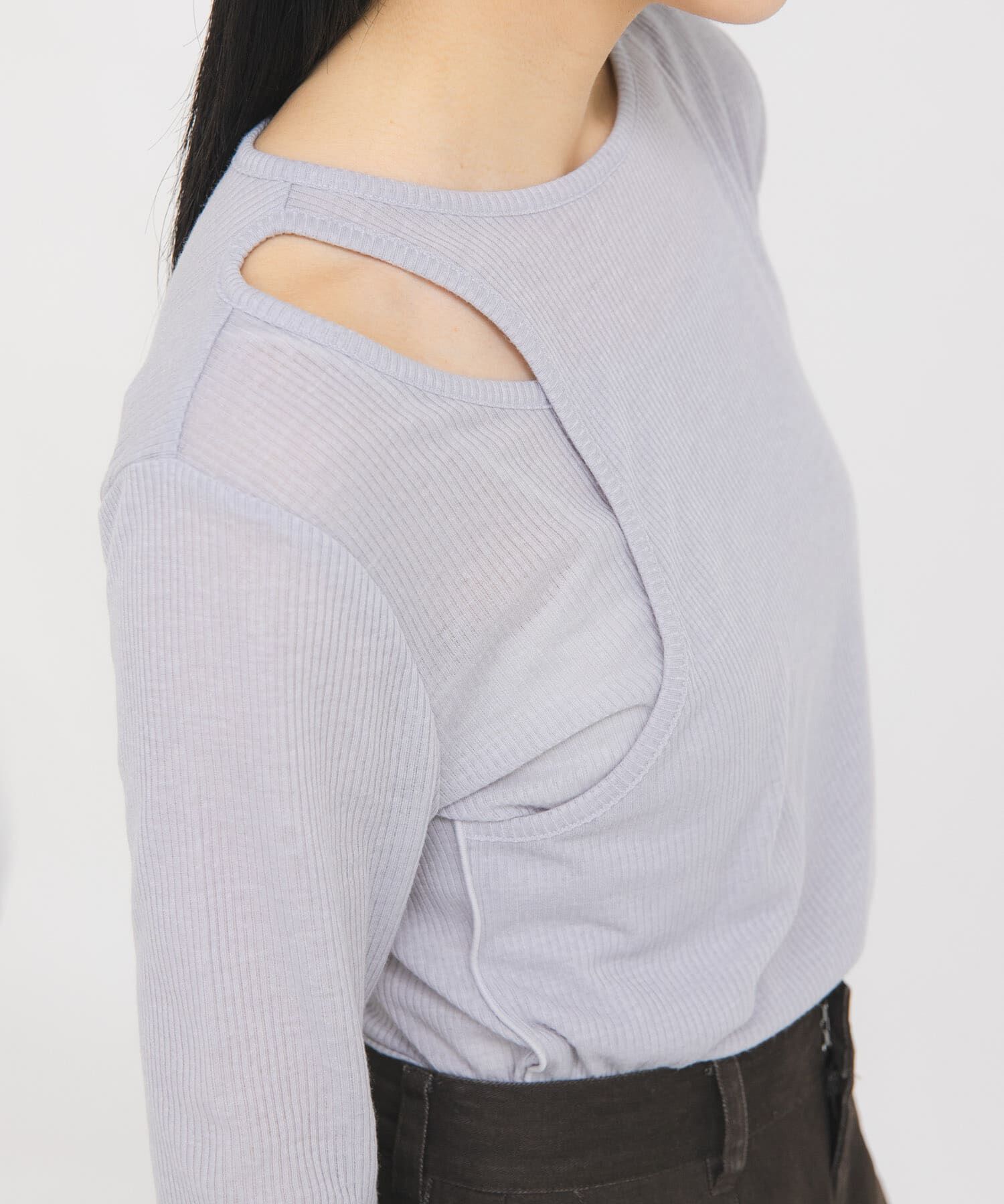  「アシメレイヤードTEE」|Tシャツ・カットソー|