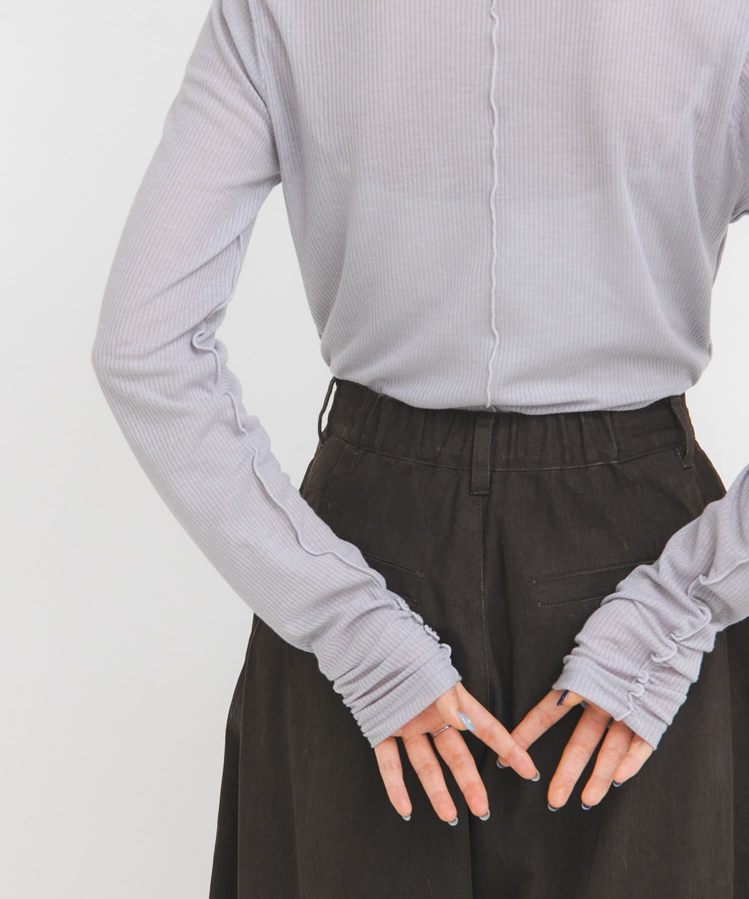  「アシメレイヤードTEE」|Tシャツ・カットソー|