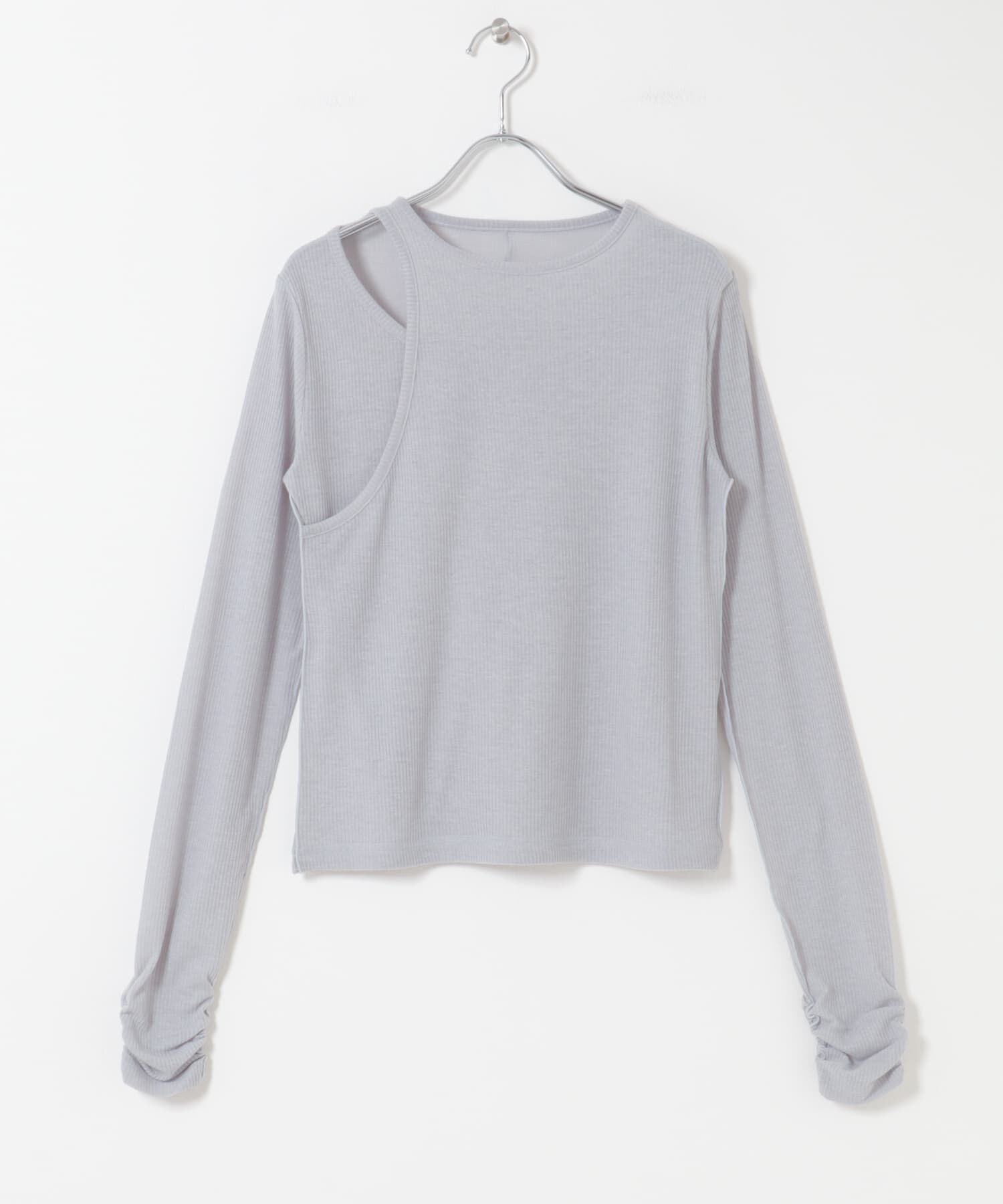  「アシメレイヤードTEE」|Tシャツ・カットソー|