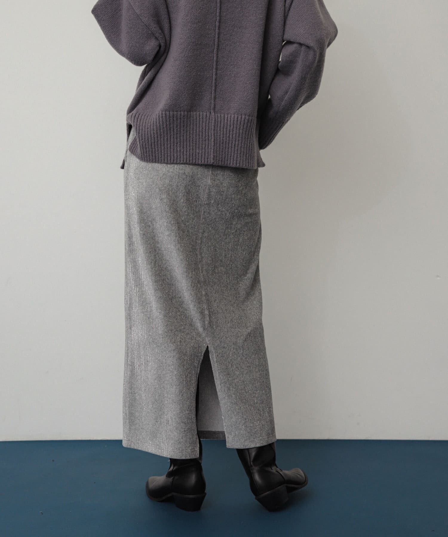 SENSE OF PLACE by URBAN RESEARCH「ラメカットコールナロースカート」|スカート|