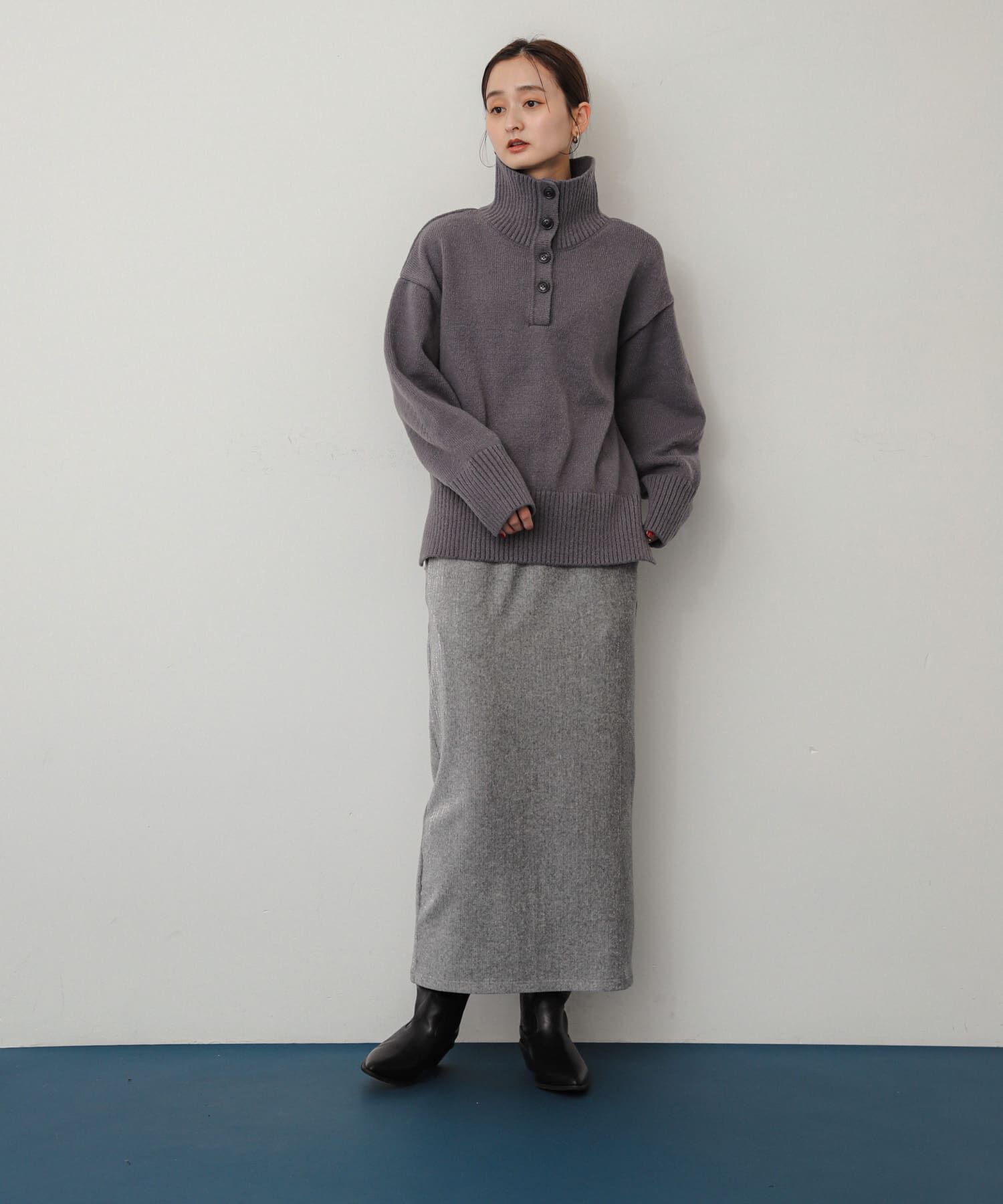 SENSE OF PLACE by URBAN RESEARCH「ラメカットコールナロースカート」|スカート|