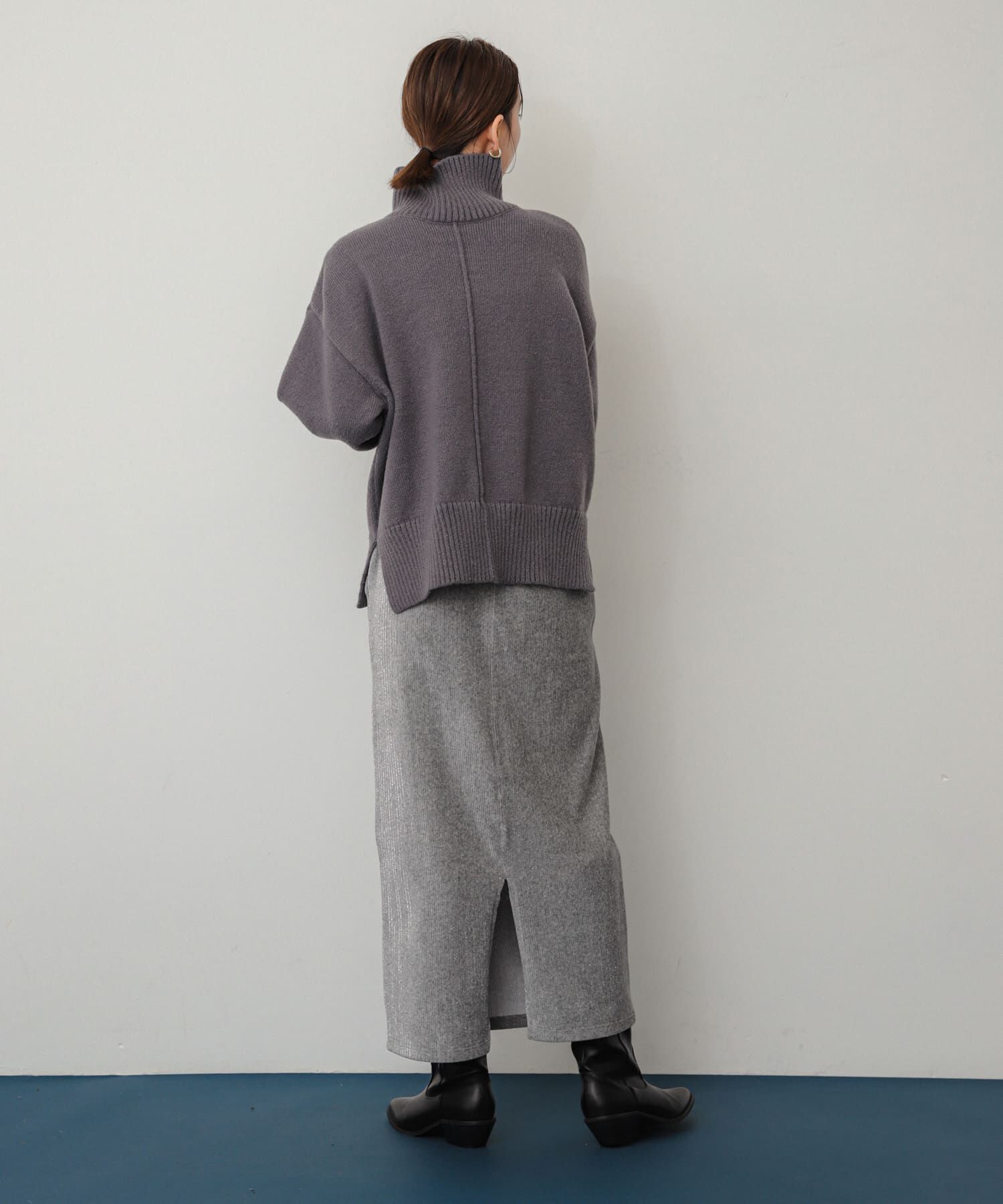 SENSE OF PLACE by URBAN RESEARCH「ラメカットコールナロースカート」|スカート|