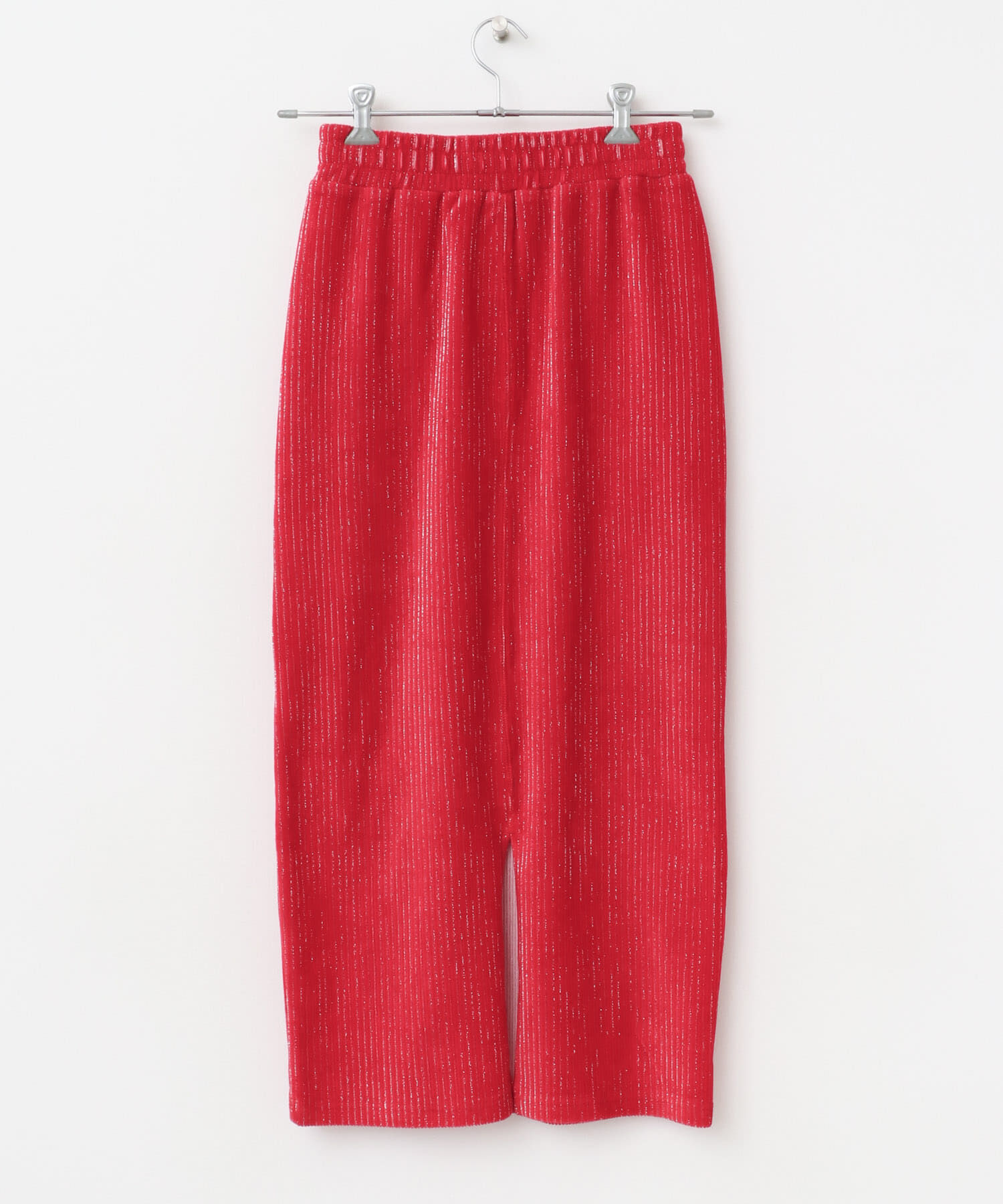 SENSE OF PLACE by URBAN RESEARCH「ラメカットコールナロースカート」|スカート|