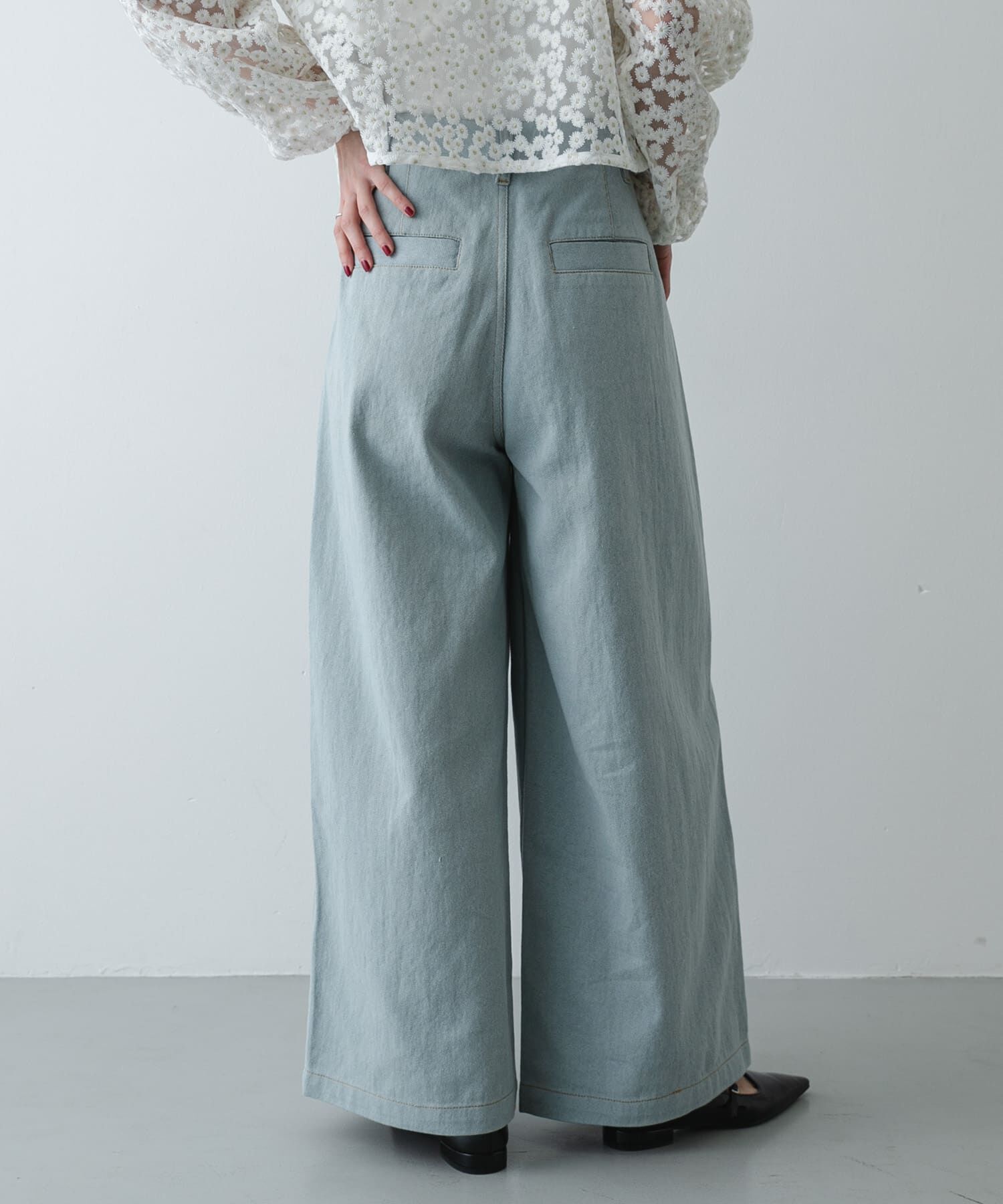 SENSE OF PLACE by URBAN RESEARCH「デニムライクスラックス」|デニム|