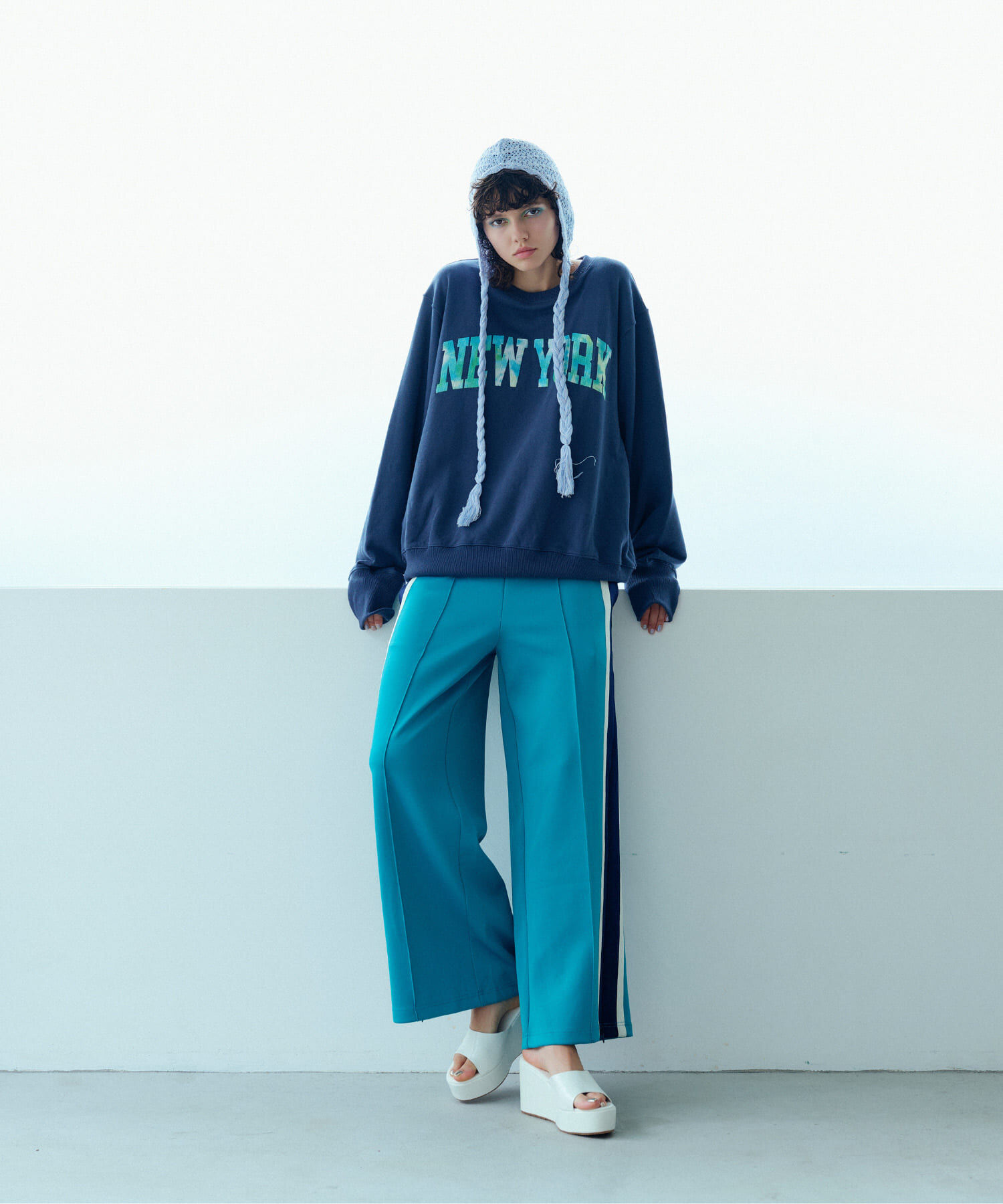 SENSE OF PLACE by URBAN RESEARCH「ANNA SUI NYC　クロシェニットキャップ」|ニット帽|