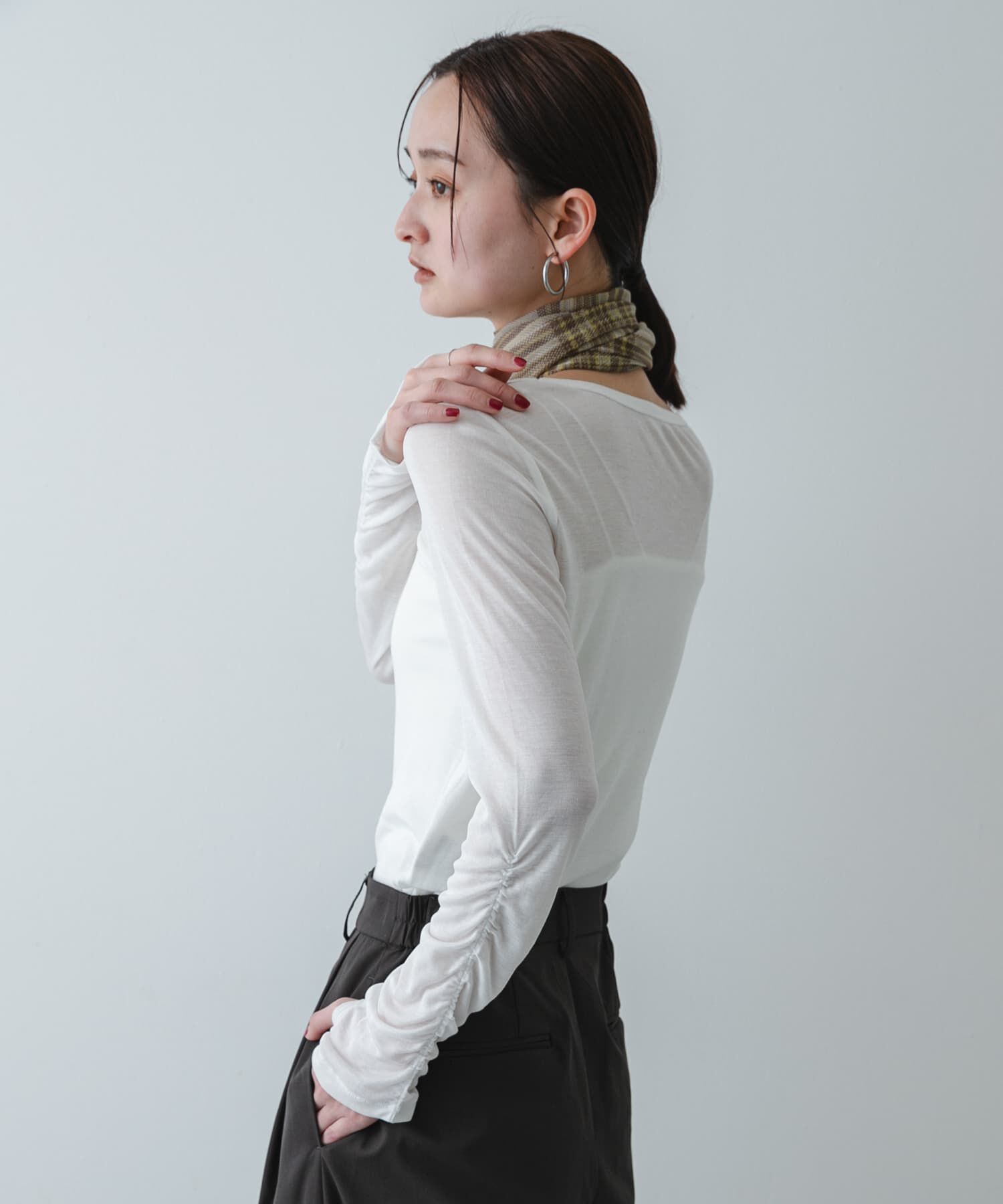 SENSE OF PLACE by URBAN RESEARCH「Uネックピスネームシアートップ」|Tシャツ・カットソー|