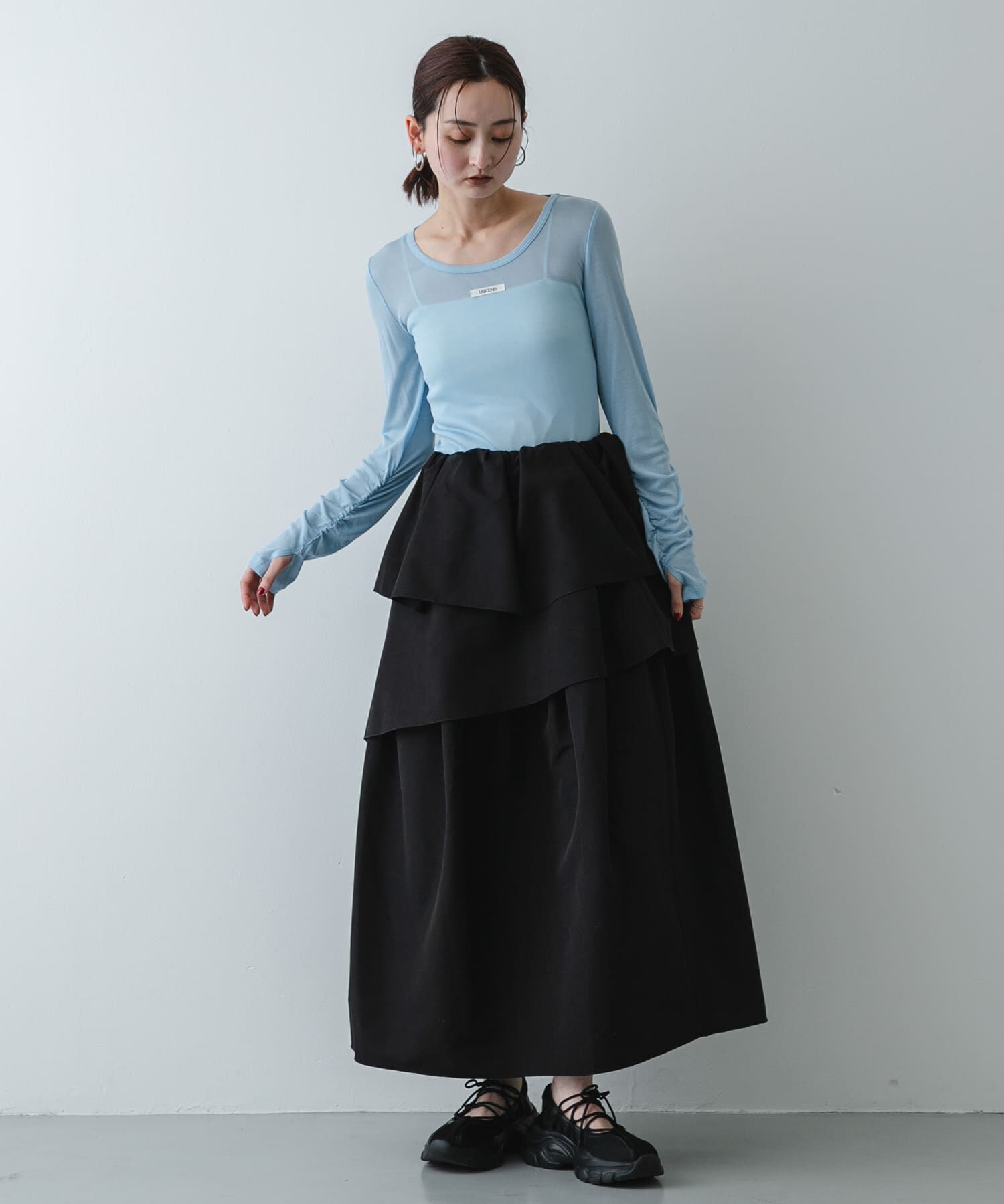 SENSE OF PLACE by URBAN RESEARCH「Uネックピスネームシアートップ」|Tシャツ・カットソー|