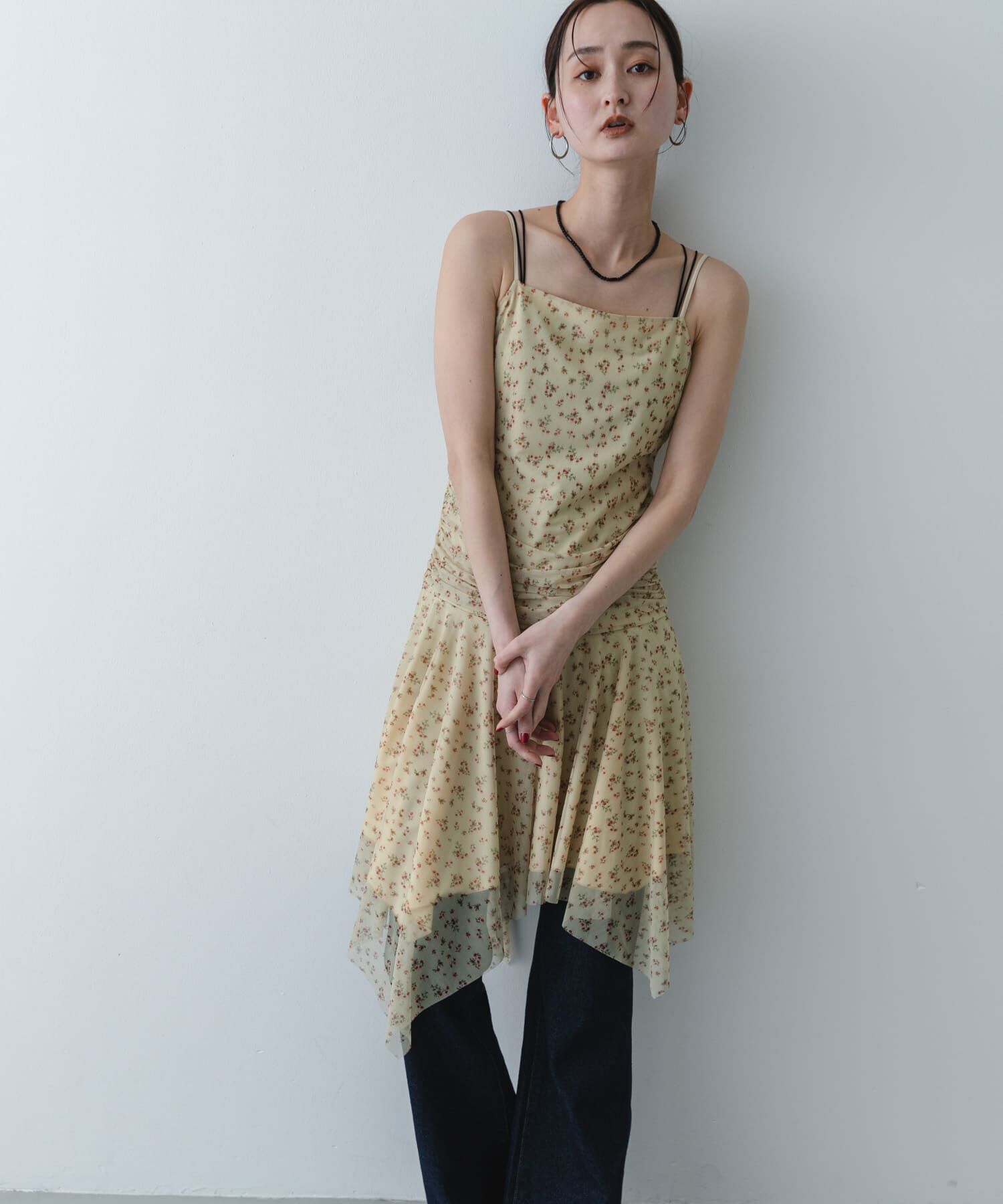 SENSE OF PLACE by URBAN RESEARCH「コバナチュールミニキャミワンピース」|ワンピース|