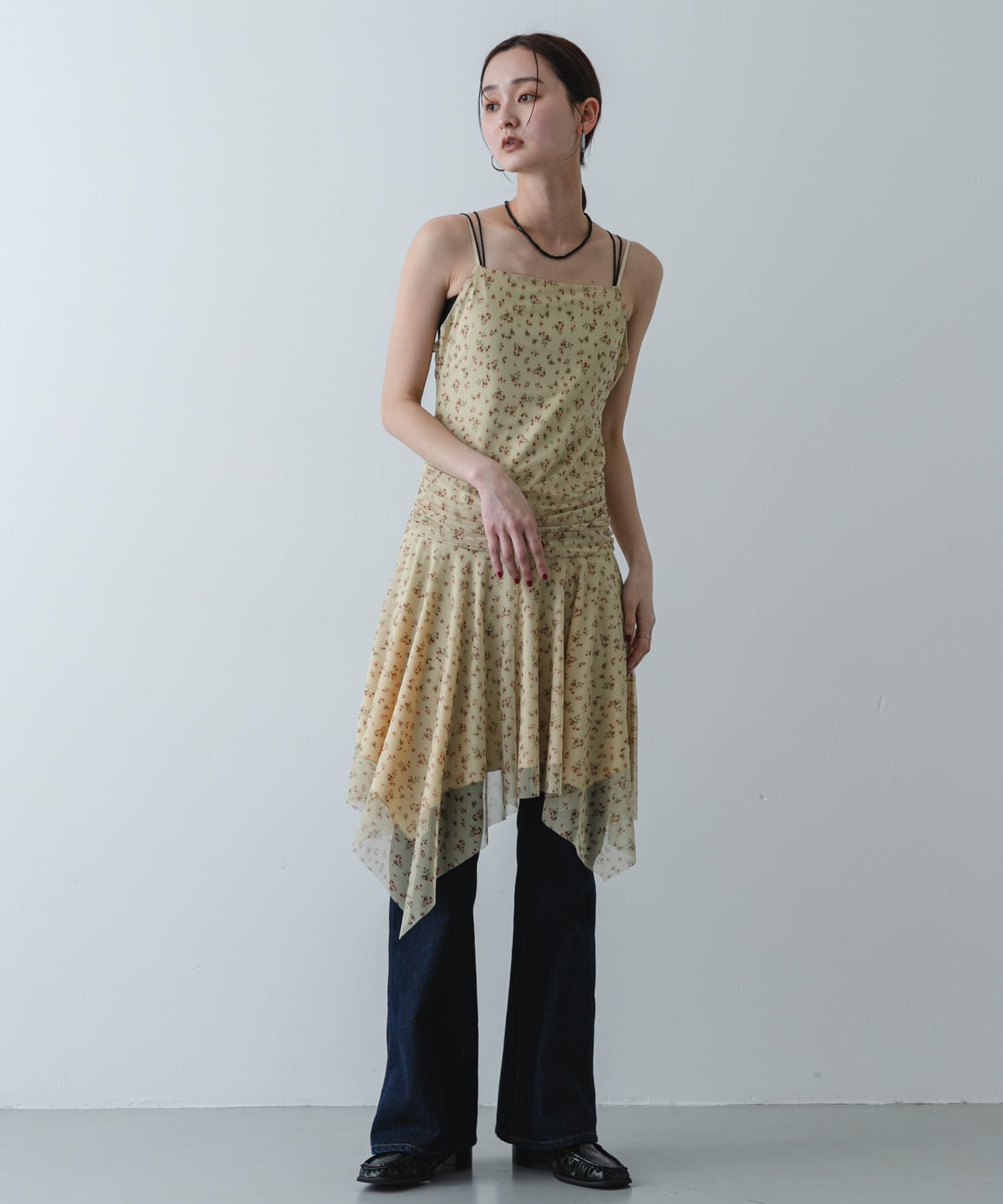 SENSE OF PLACE by URBAN RESEARCH「コバナチュールミニキャミワンピース」|ワンピース|