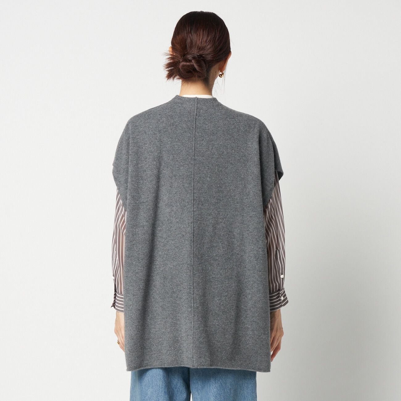 HELIOPOLE「HELIOPOLE WOOL CASHMERE 2 WAY GILET」|ニット・セーター|