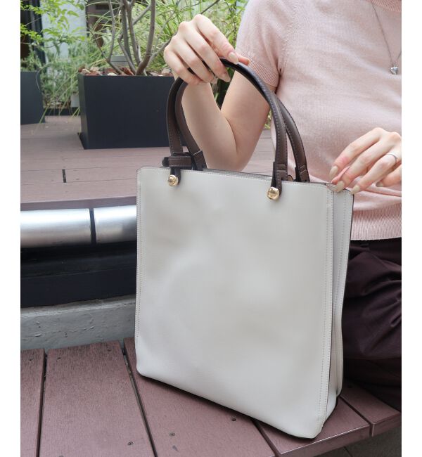  「縦型A4トートバッグ」|トートバッグ|L／グレー