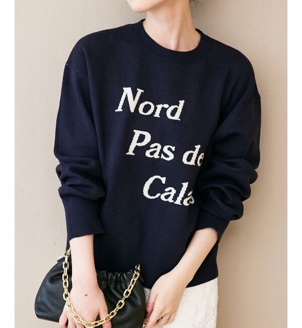  「AL ダブルジャガードロゴニット」|ニット・セーター|